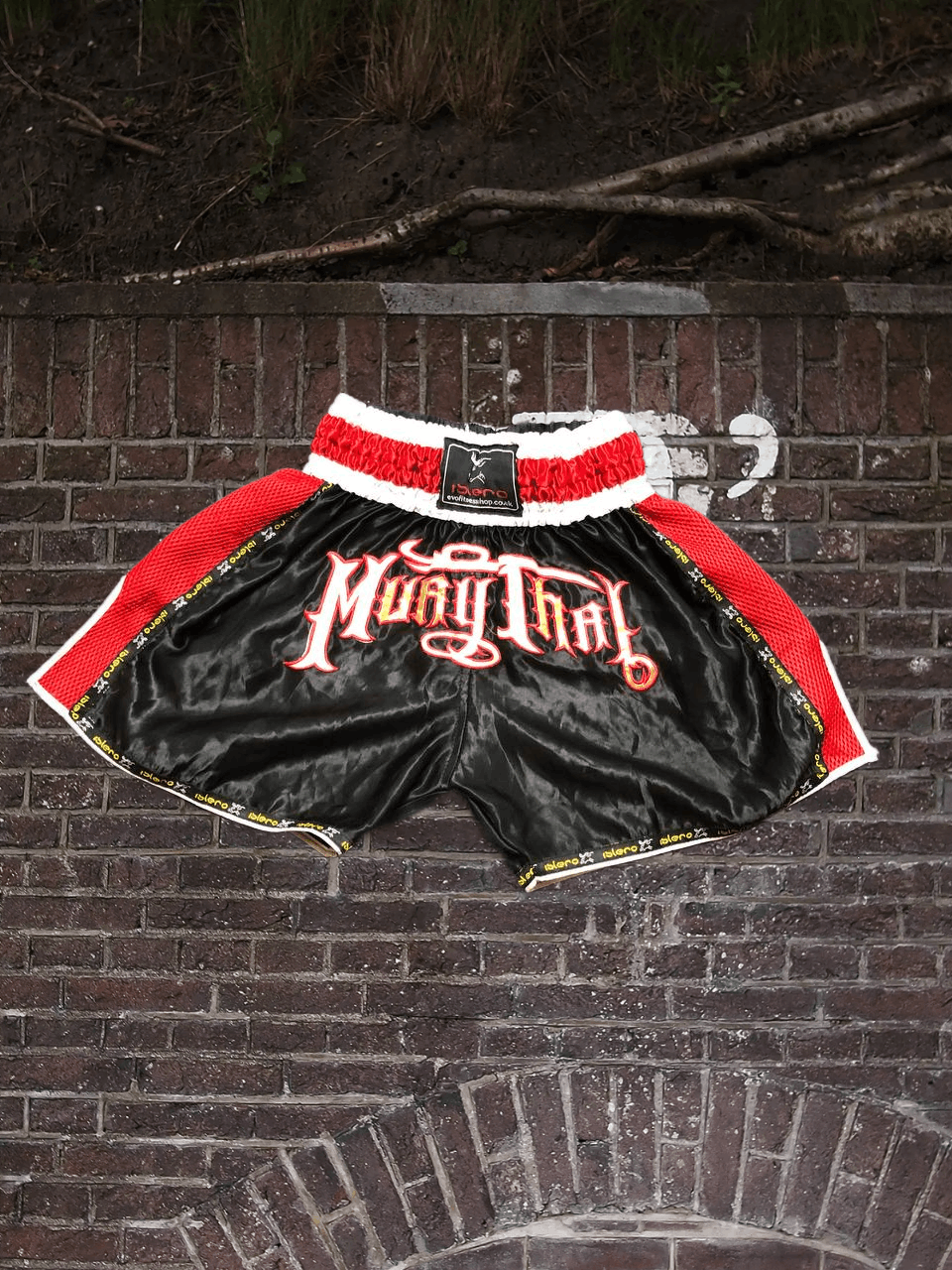 Vintage MUAY THAI SHORTS CLASSIC DESIGN KICKBOXING BOXING SHORTS Size US 32 / EU 48 - 1 Thumbnail