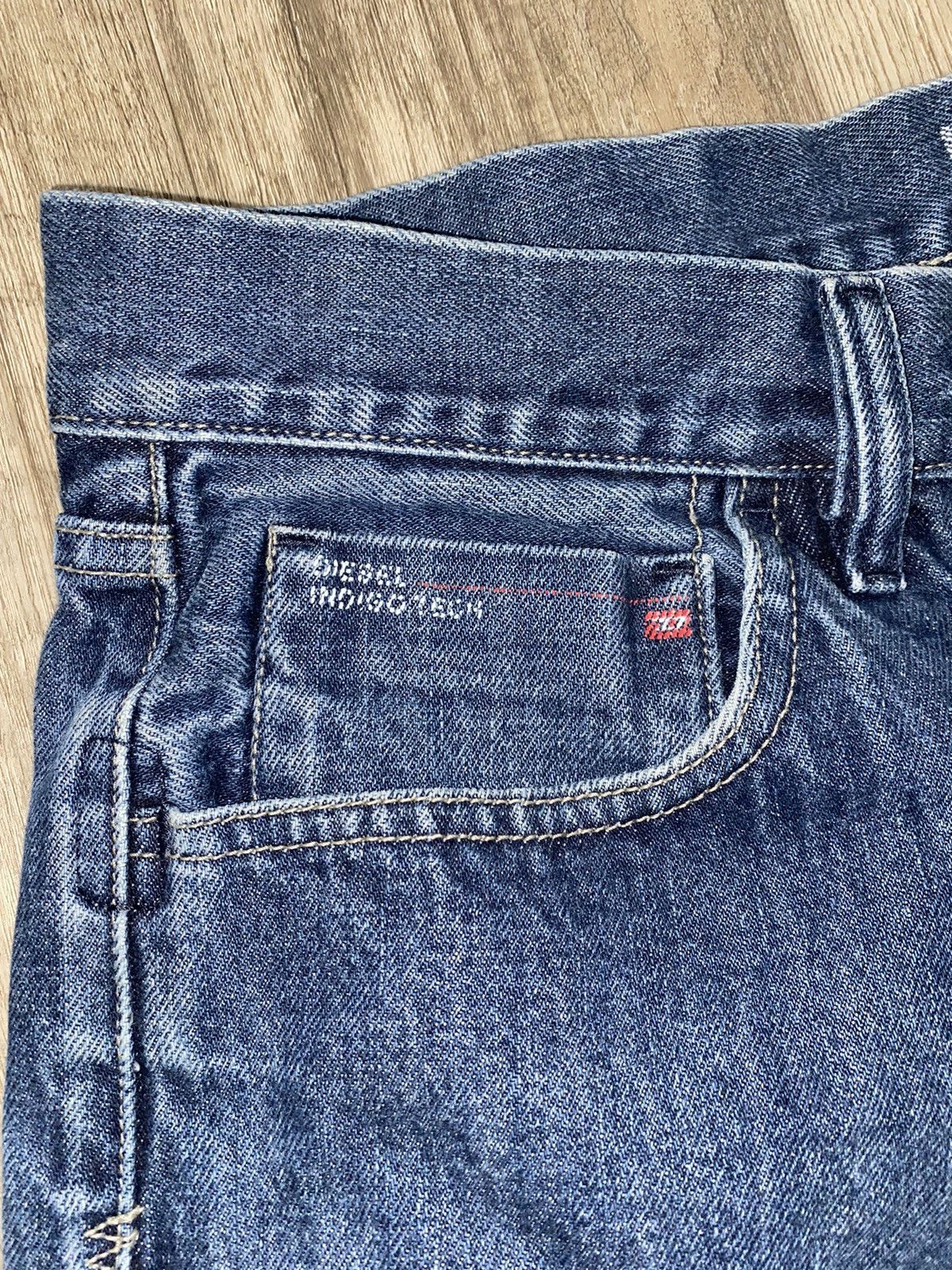 Diesel × Vintage diesel indigo tech blue jeans Size US 33 - 2 Thumbnail