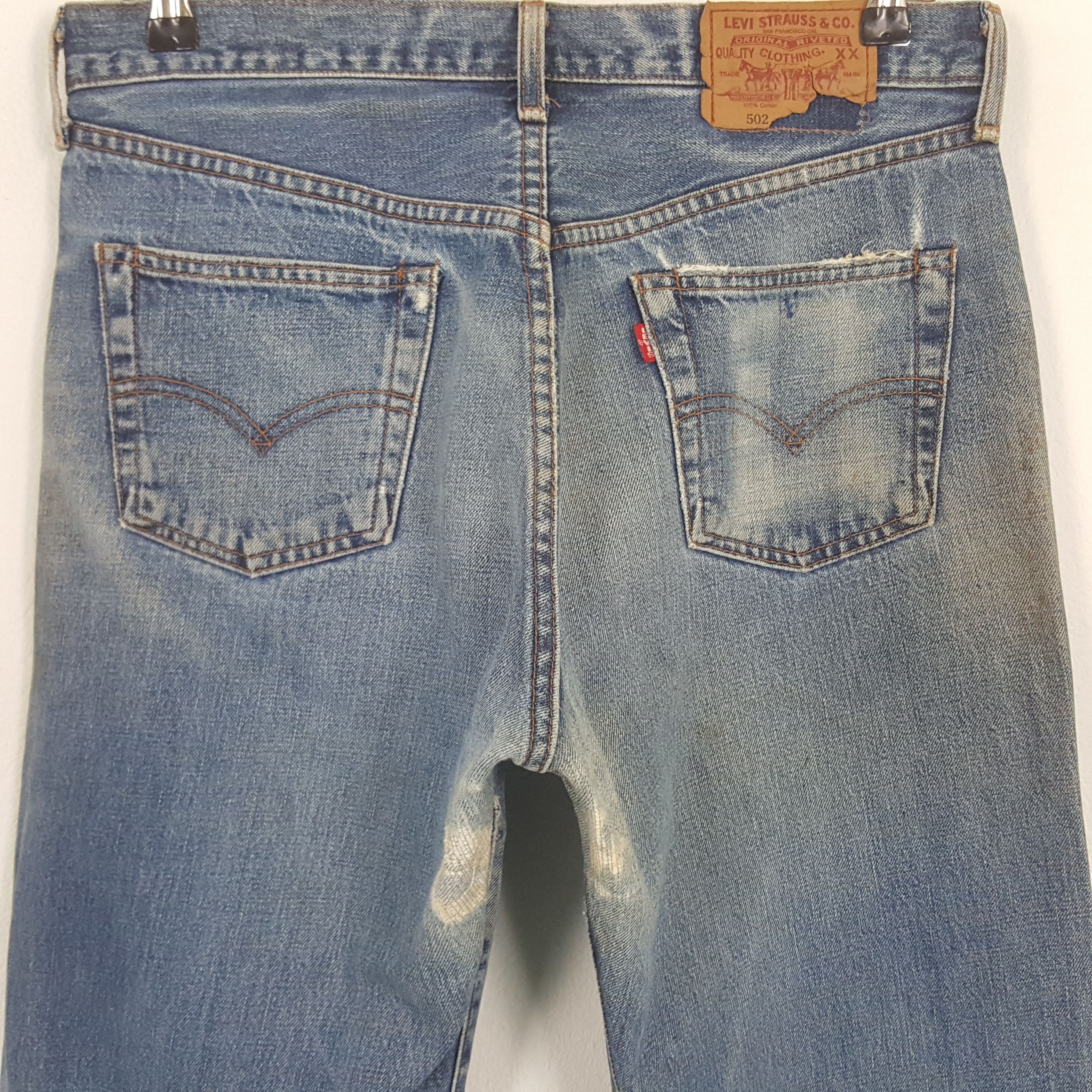 Levi's × Vintage Vintage Levi's Selvedge American Distressed Denim Jeans Size US 31 - 5 Thumbnail