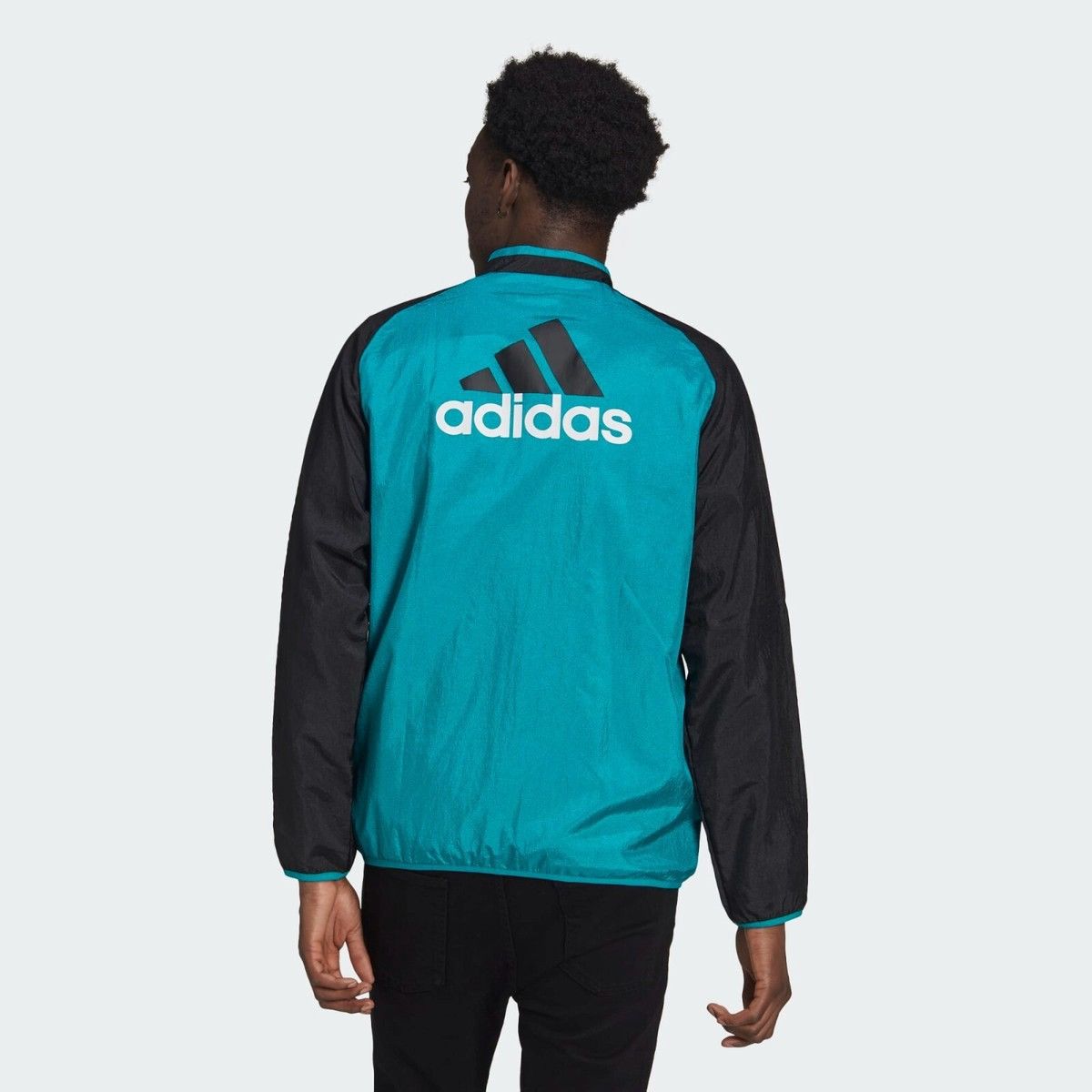 Adidas 🇪🇸 2021 Real Madrid Adidas Equipment Style Icons Woven Jacket Size US XL / EU 56 / 4 - 4 Thumbnail