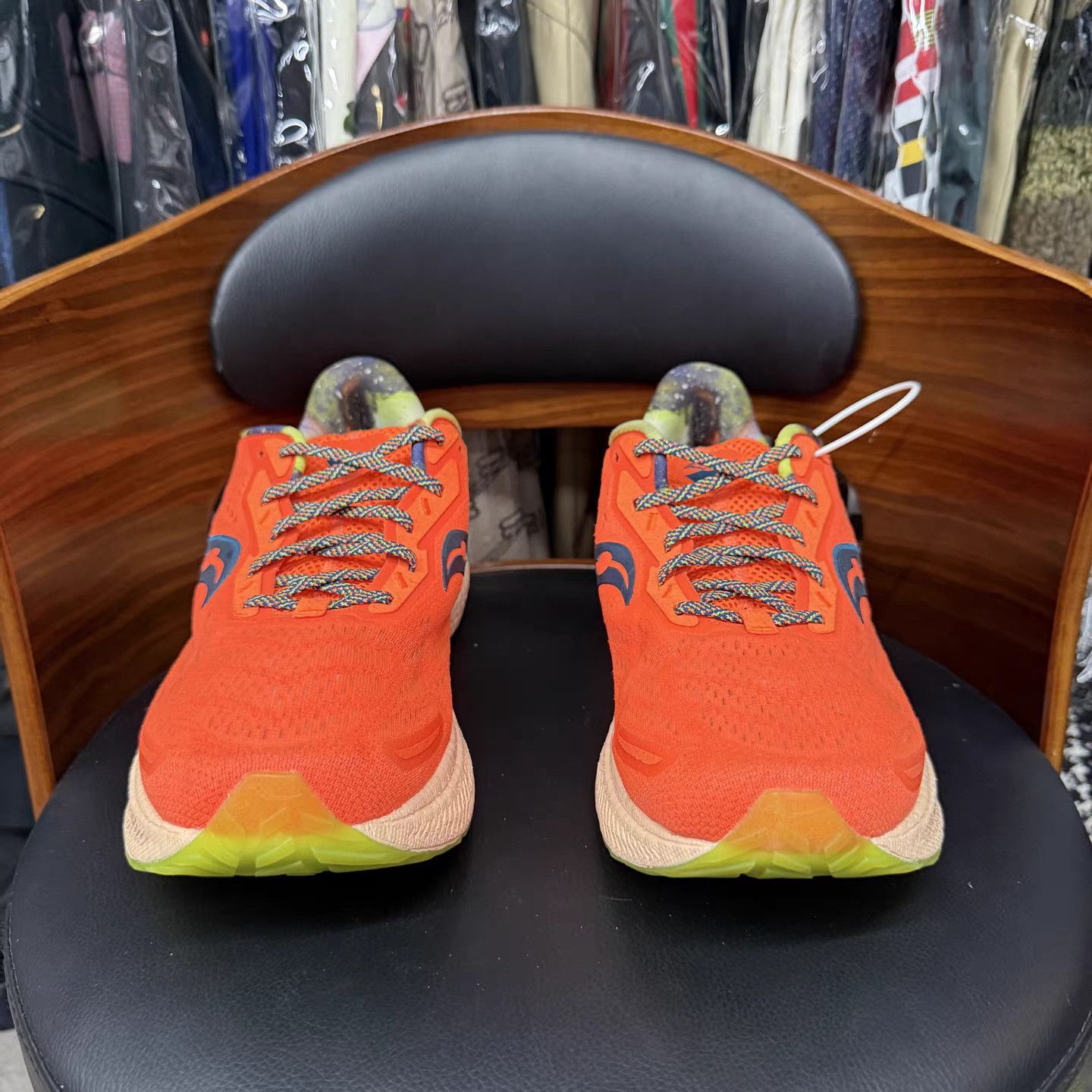 Saucony Saucony Triumph 19 Campfire Orange Running Shoes K15 Size US 12.5 / EU 45-46 - 2 Thumbnail