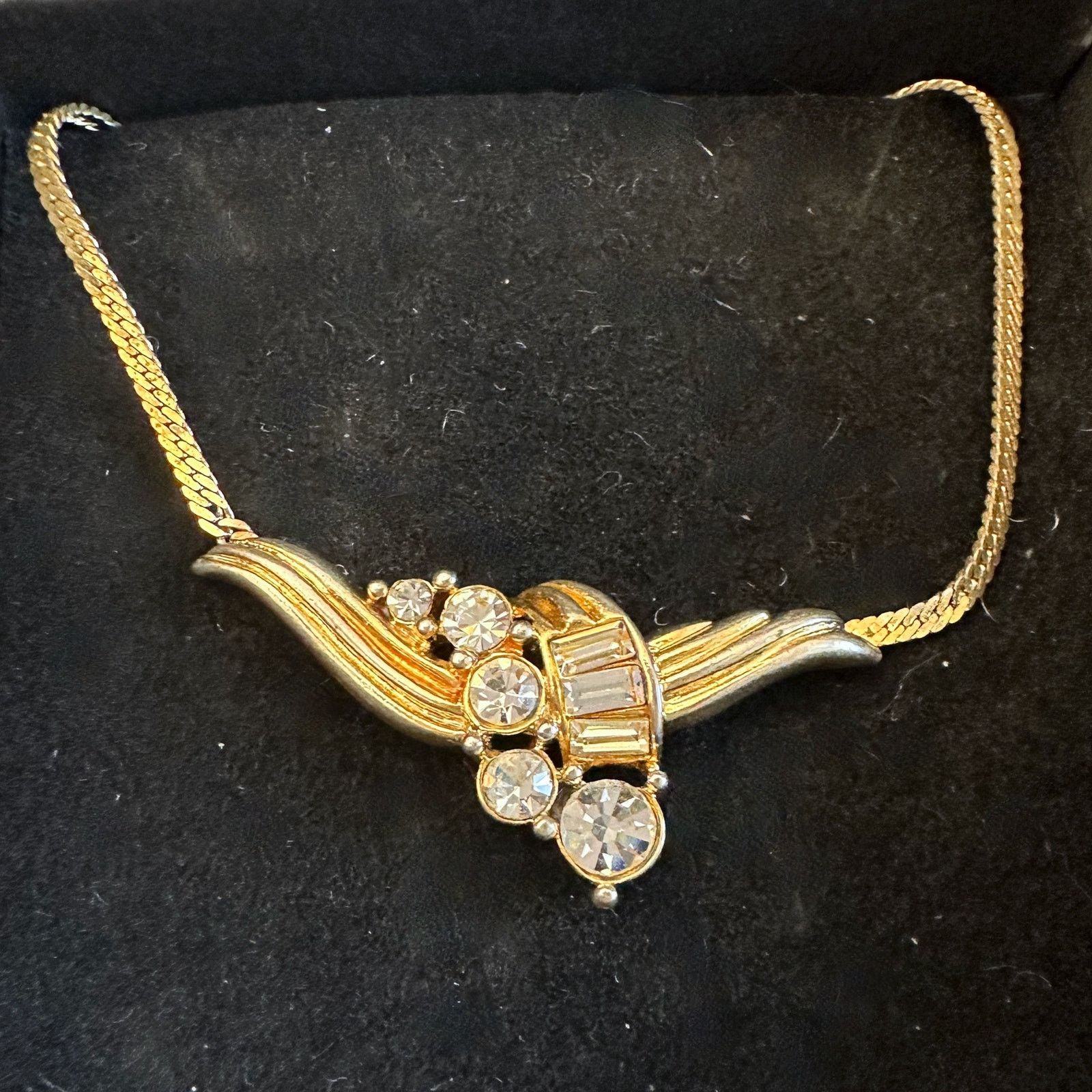 Givenchy Givenchy Rhinestone Cluster Collar Necklace - Vintage Size ONE SIZE - 11 Thumbnail