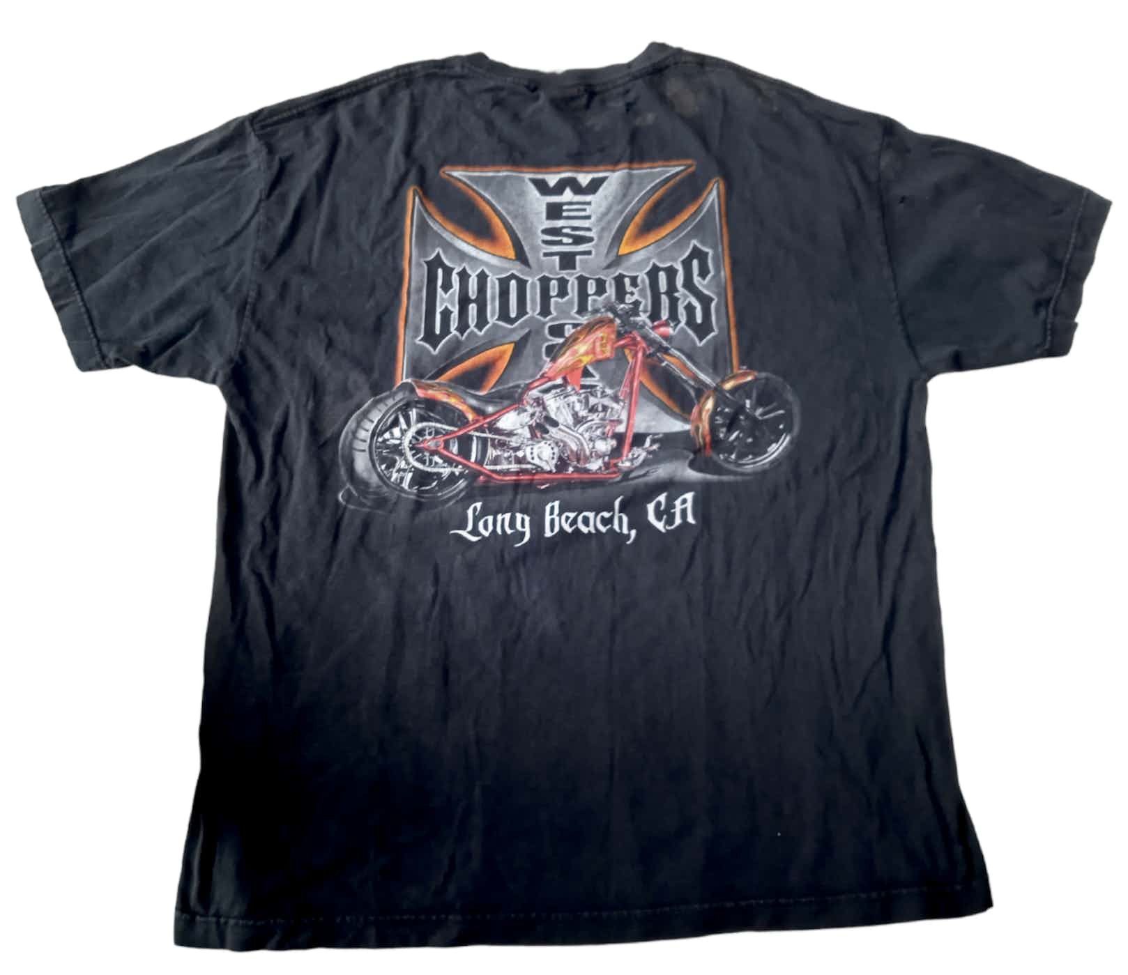 Vintage Vintage 2000s West Coast Choppers T-Shirt Size US XL / EU 56 / 4 - 1 Thumbnail