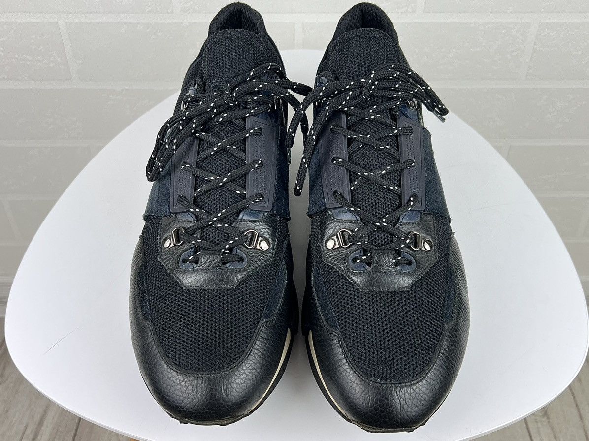 Moncler MONCLER Sneakers Low Top Race Runner Back Logo Nylon Leather Size US 10 / EU 43 - 5 Thumbnail