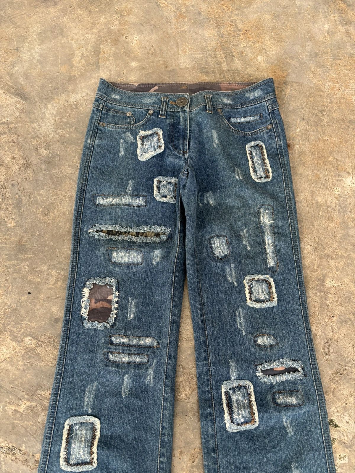 Hysteric Glamour × Japanese Brand Distressed Denim Japanese Luxury Style Jeans Size US 30 / EU 46 - 4 Thumbnail