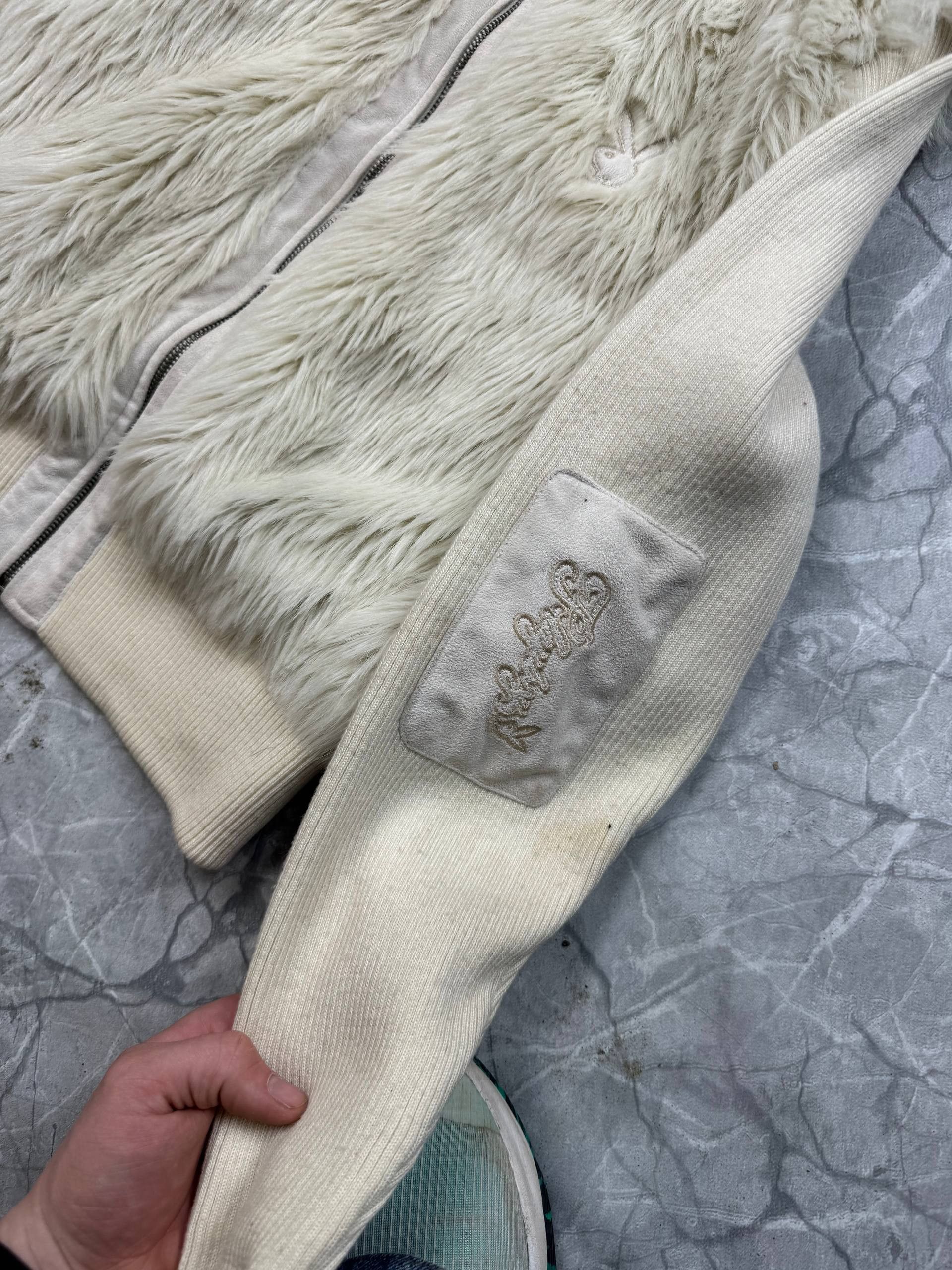 Playboy Playboy Faux Fur Fuzzy Mohair Jacket Size S / US 4 / IT 40 - 9 Thumbnail