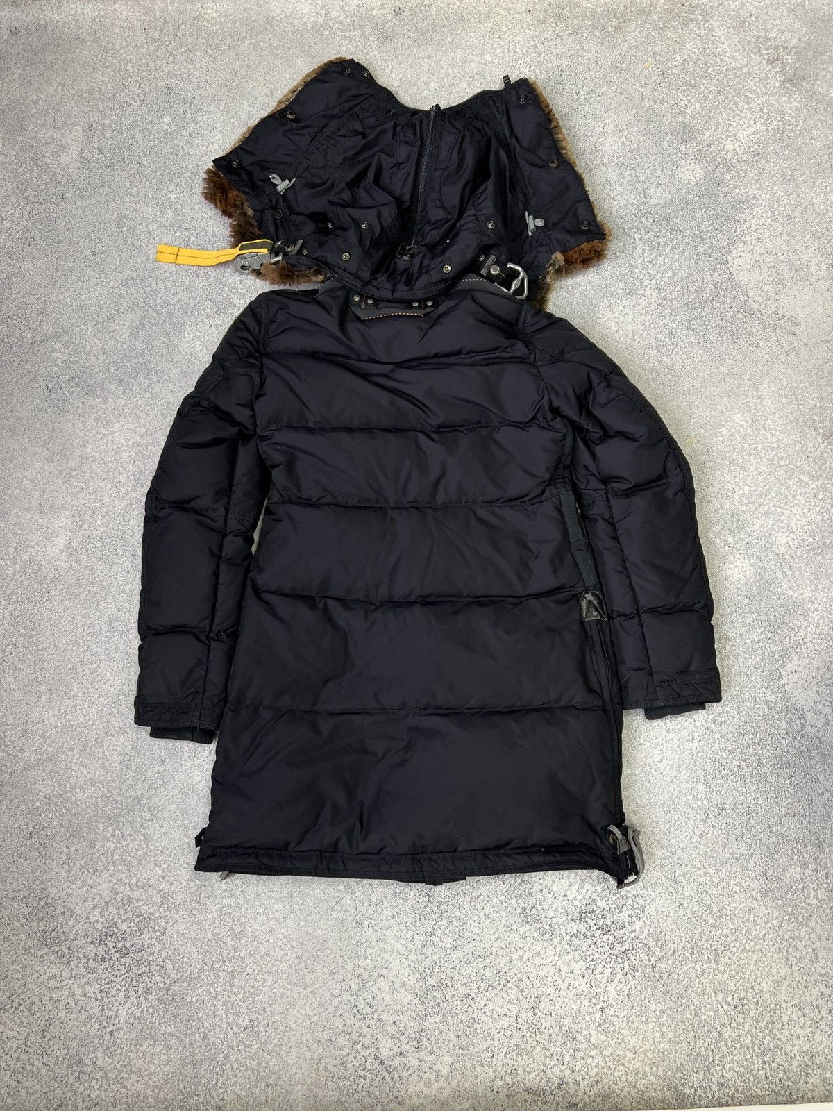 Parajumpers × Vintage Vintage Parajumpers Women's Long Bear Hooded Down Jacket Size XS / US 0-2 / IT 36-38 - 14 Thumbnail