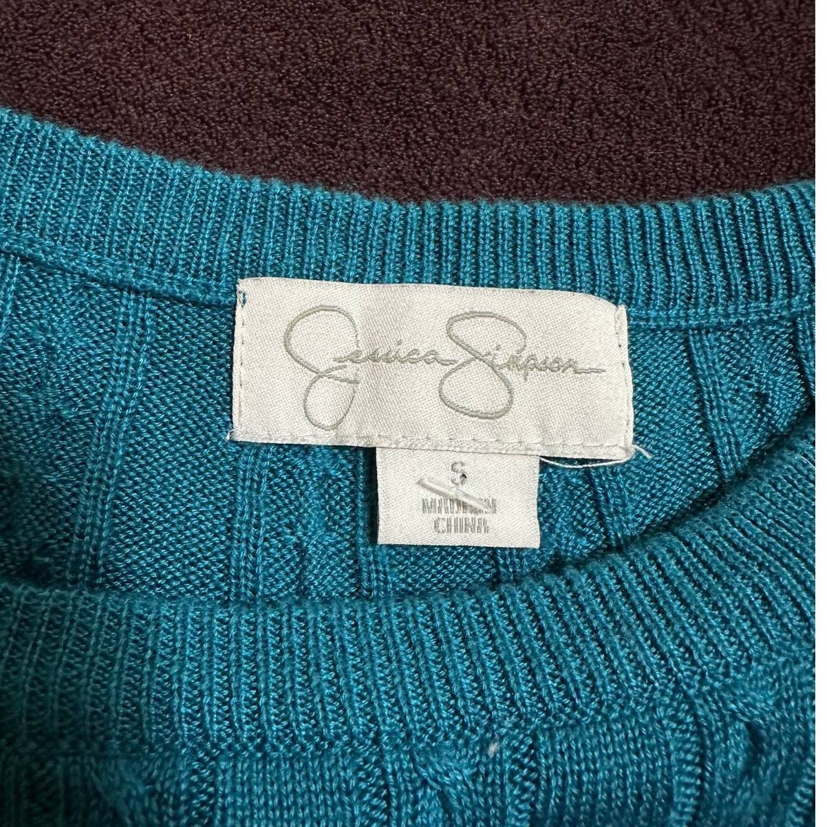 Other Jessica Simpson Teal Sweater Dress Size Small Size S / US 4 / IT 40 - 5 Thumbnail