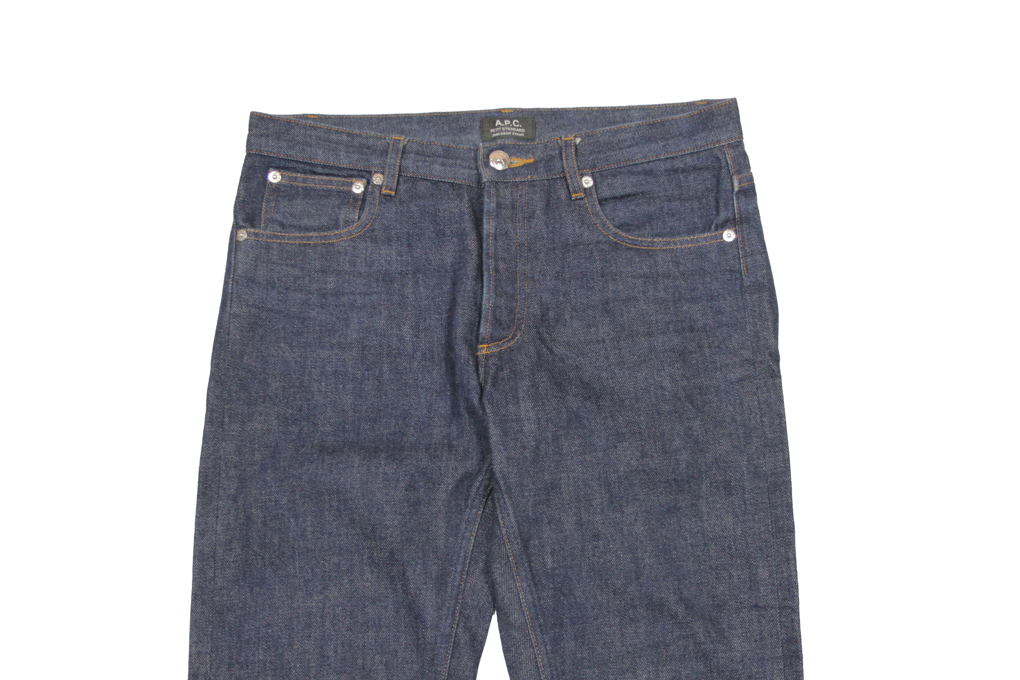 A.P.C. Selvedge Petit Standard Indigo Denim Size US 28 / EU 44 - 3 Thumbnail