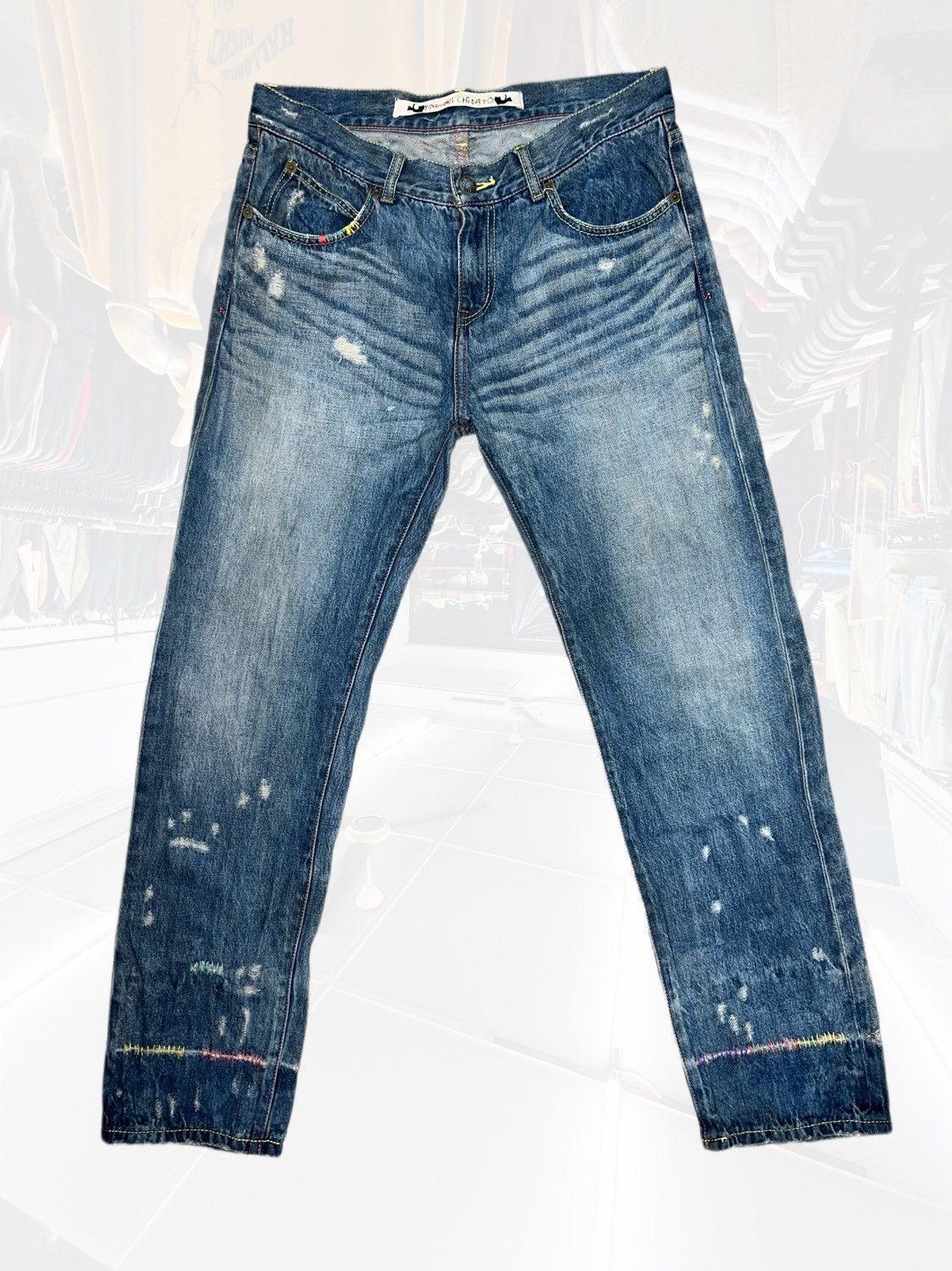 Issey Miyake × Tsumori Chisato Archive Tsumori Chisato Distressed Design Denim Size US 32 / EU 48 - 1 Thumbnail