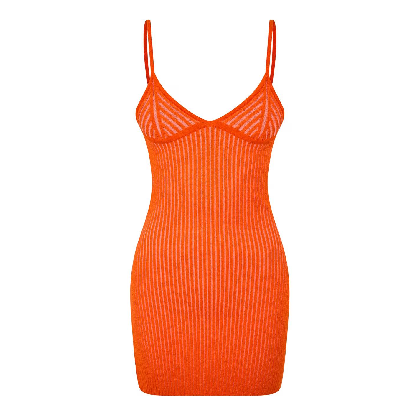 Off-White o1y1225 Mini Dress in Orange Size M / US 6-8 / IT 42-44 - 1 Thumbnail
