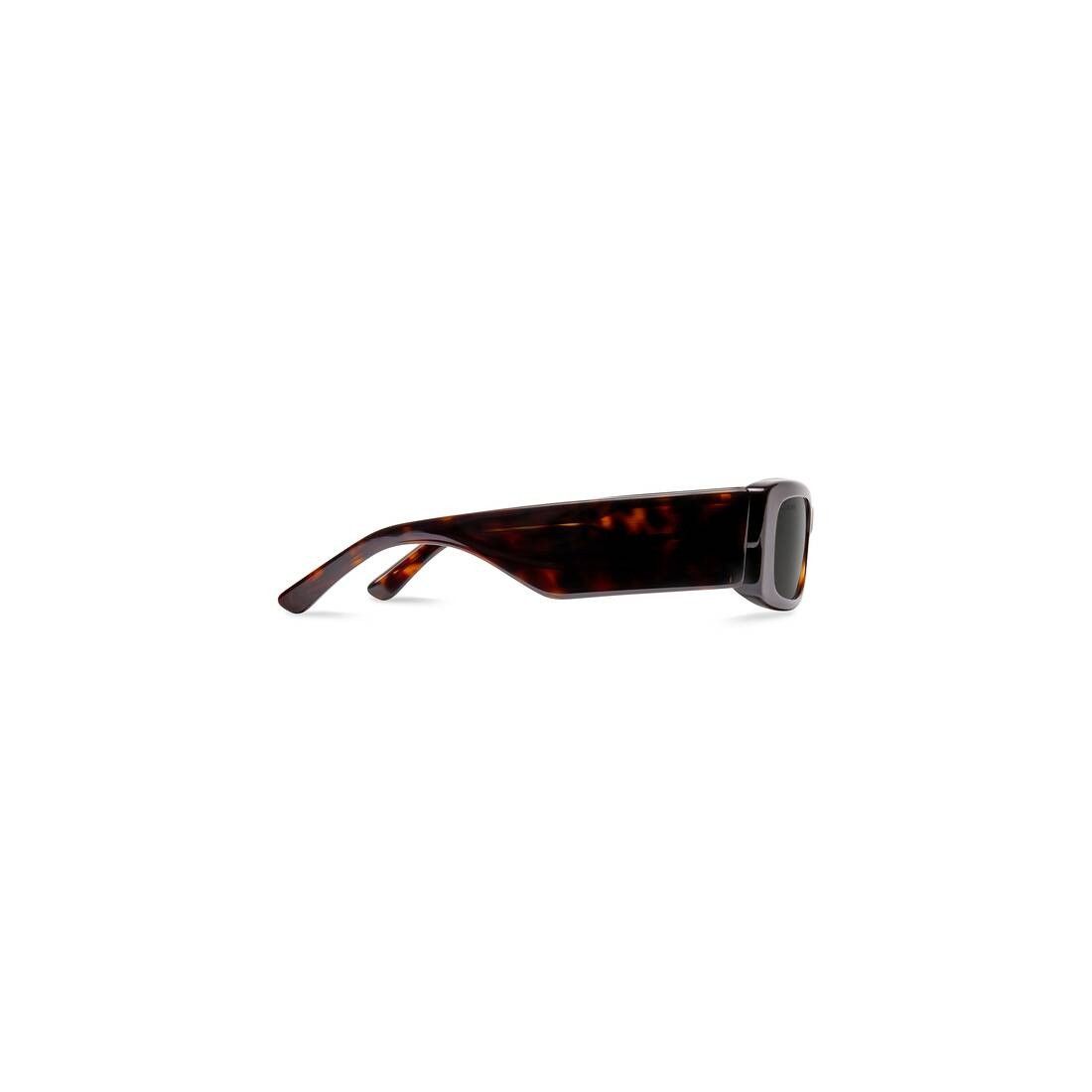 Balenciaga o1la1rc1a0725 Size: OS / Max Rectangle Sunglasses in Havana Size ONE SIZE - 4 Thumbnail