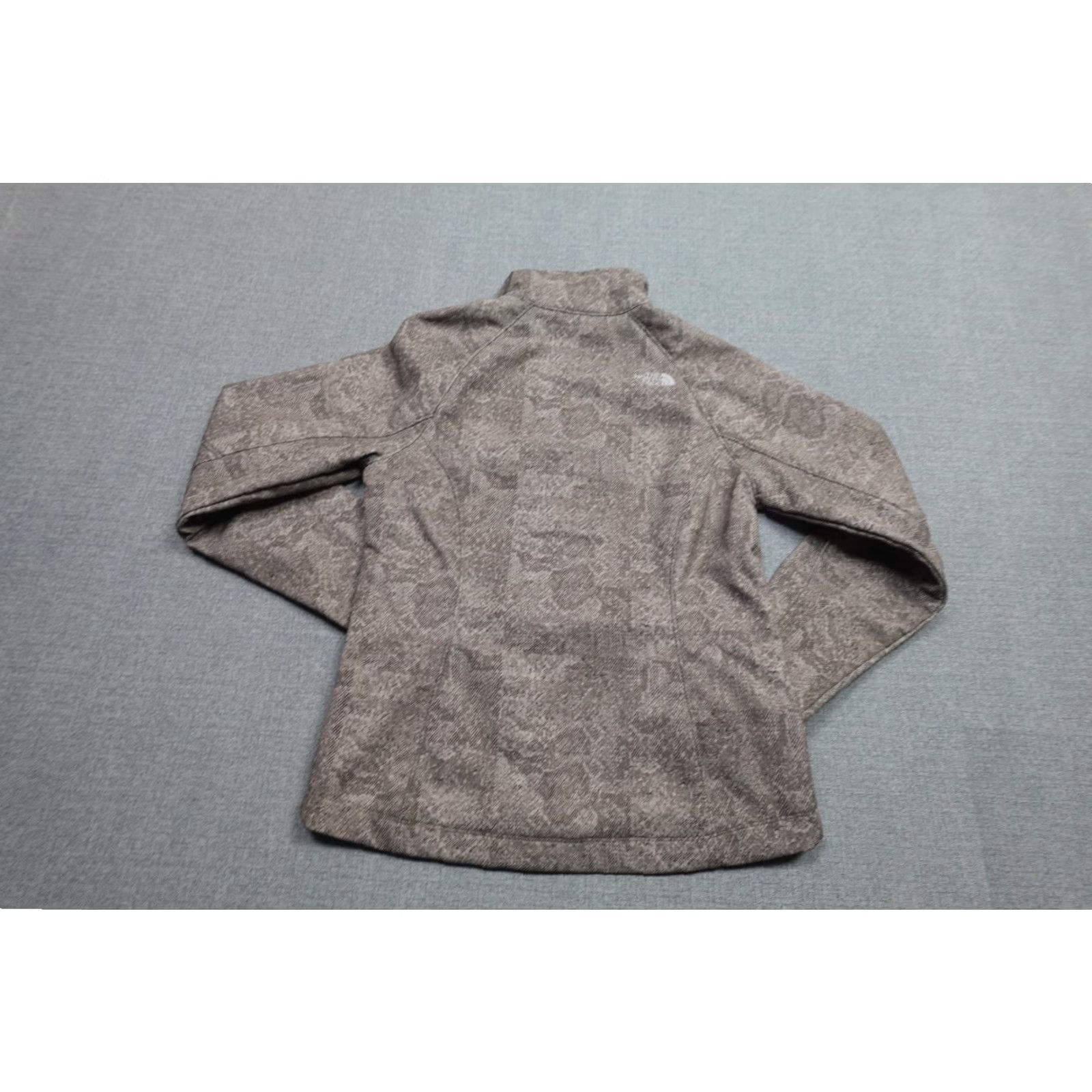 The North Face The North Face Women's Soft Shell Jacket Adult Small Gray Snakeskin Fleece Lined Zip Size S / US 4 / IT 40 - 5 Thumbnail