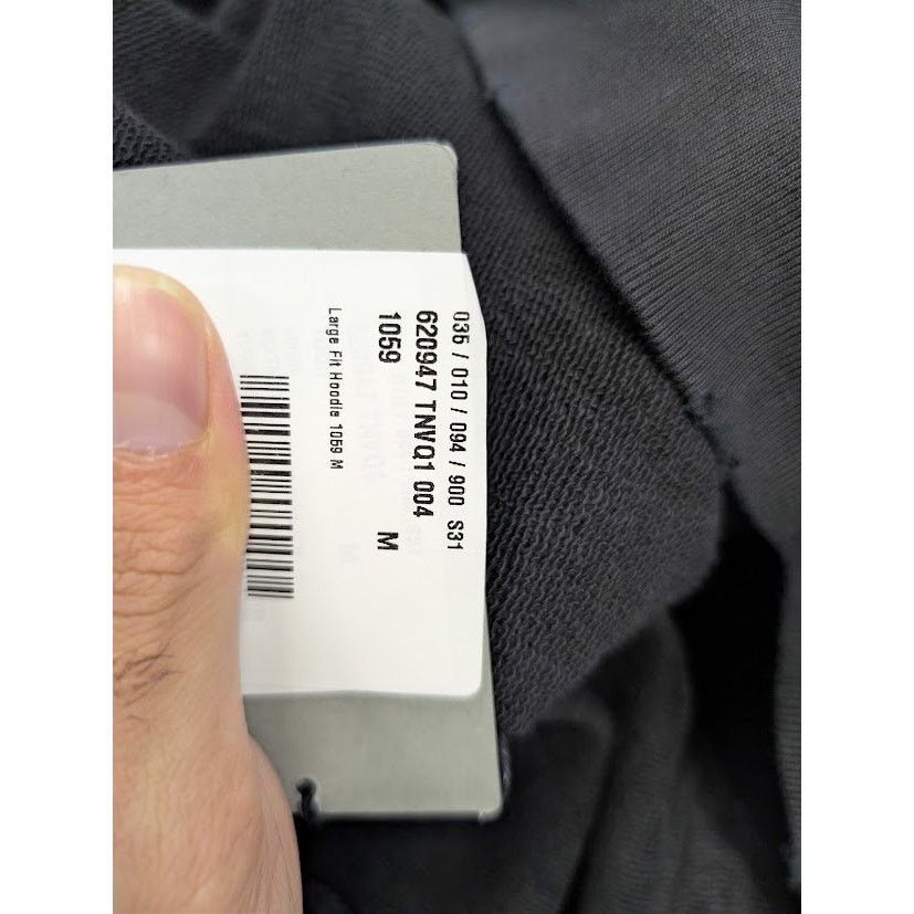 Balenciaga o1rshd1 Large Fit Hoodie in Black Size US M / EU 48-50 / 2 - 19 Thumbnail