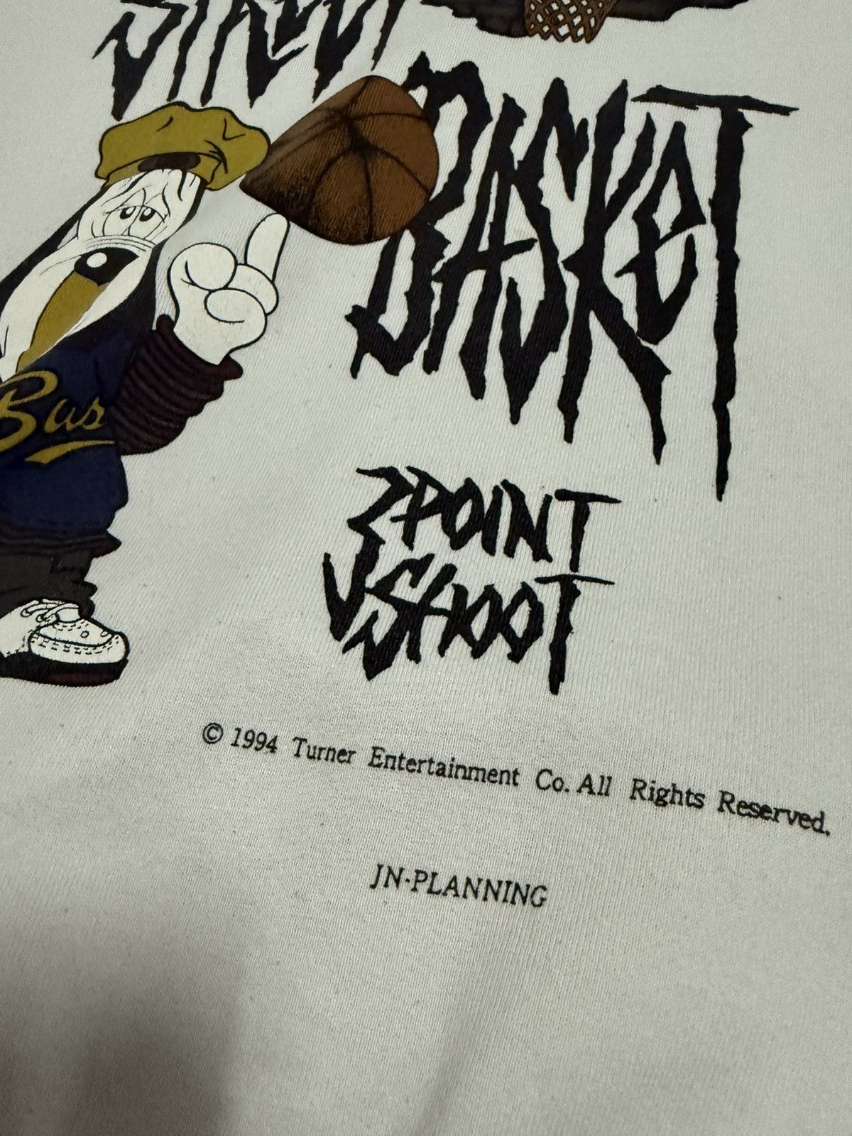 Cartoon Network × Vintage 1994 Droopy Street basketball 3 point shooter. Size US S / EU 44-46 / 1 - 4 Thumbnail
