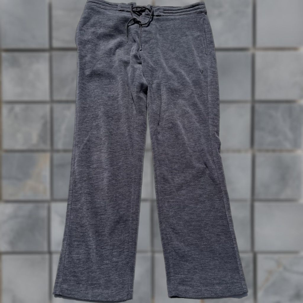 Vissla Vissla Men's Joggers Gray Solid S Pockets String Stretch Activewear Loose Gym Pants Size US 29 - 1 Thumbnail