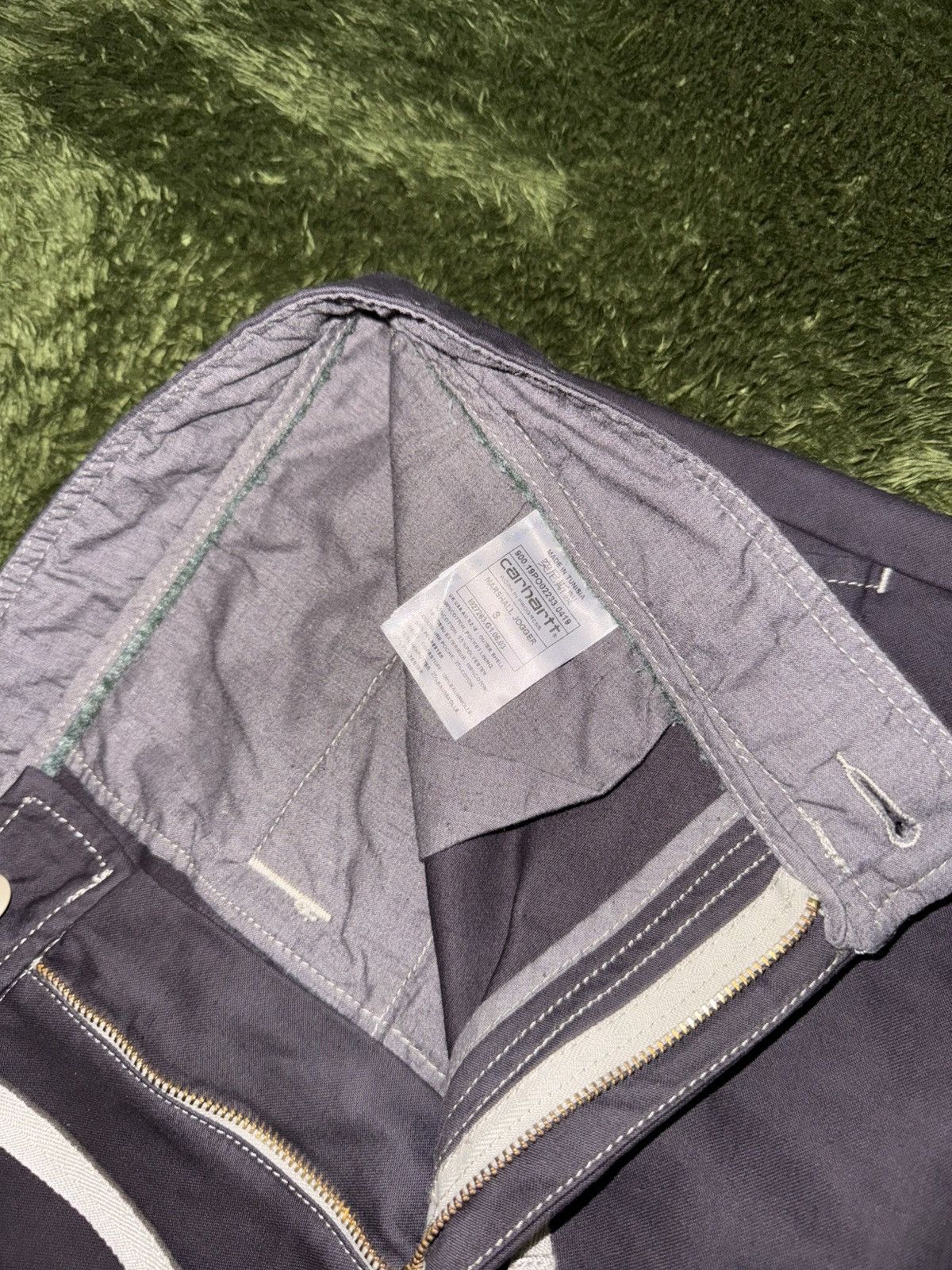 Carhartt Wip [S] Carhartt WIP Marshall Hand-Dyed Cotton Jogger Pants Size US 32 / EU 48 - 4 Thumbnail
