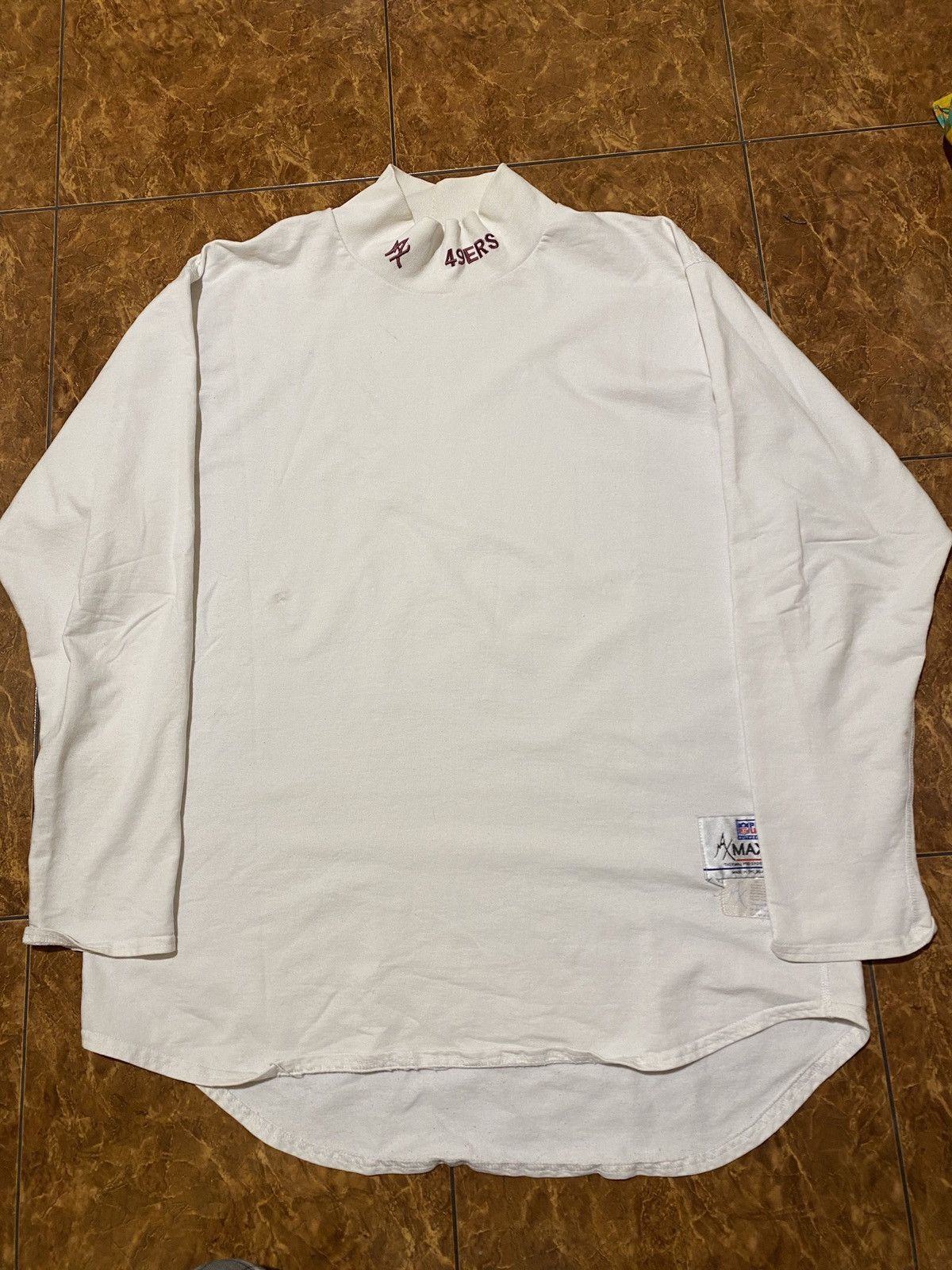 NFL × Vintage Vintage streetwear turtleneck nfl 49 ers Size US XL / EU 56 / 4 - 1 Thumbnail