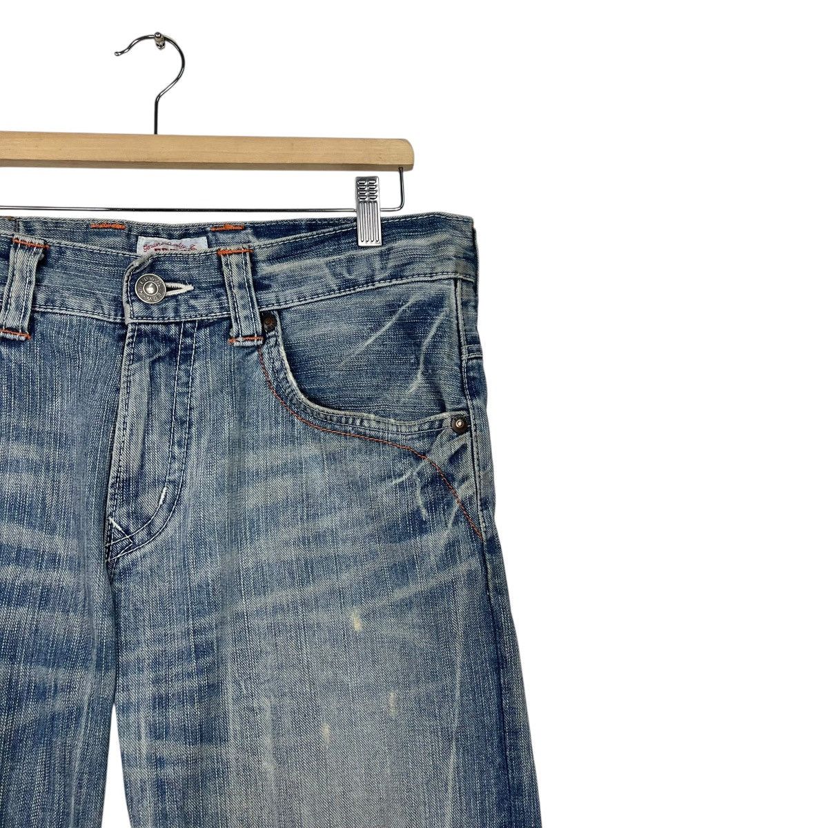Edwin Vintage Edwin Distressed Workwear Denim Jeans Size US 34 / EU 50 - 4 Thumbnail