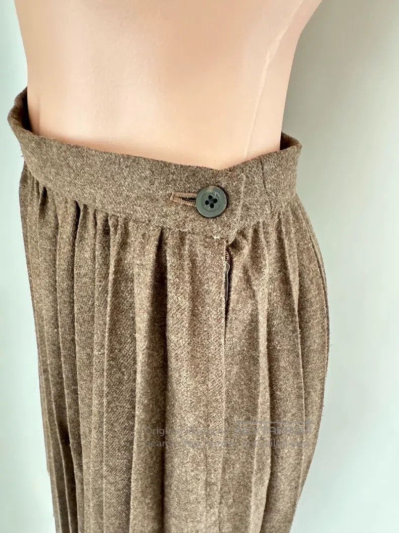 Comme des Garcons Comme Des Garcons size M Wool pleated skirt Size 23" - 4 Thumbnail