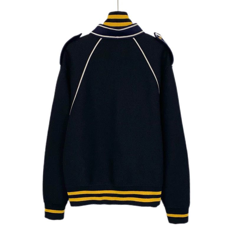 Gucci Gucci Color block side logo printed lapel zipper jacket 250 Size US S / EU 44-46 / 1 - 2 Thumbnail