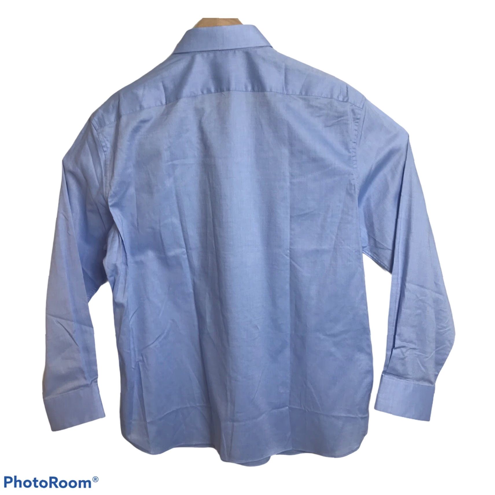 John Varvatos John Varvatos Shirt Mens 16.5 32/33 Cotton Stretch Blue Woven Regular Fit Dress Shirt Mens Blue 16.5 32/33 Size US L / EU 52-54 / 3 - 4 Thumbnail