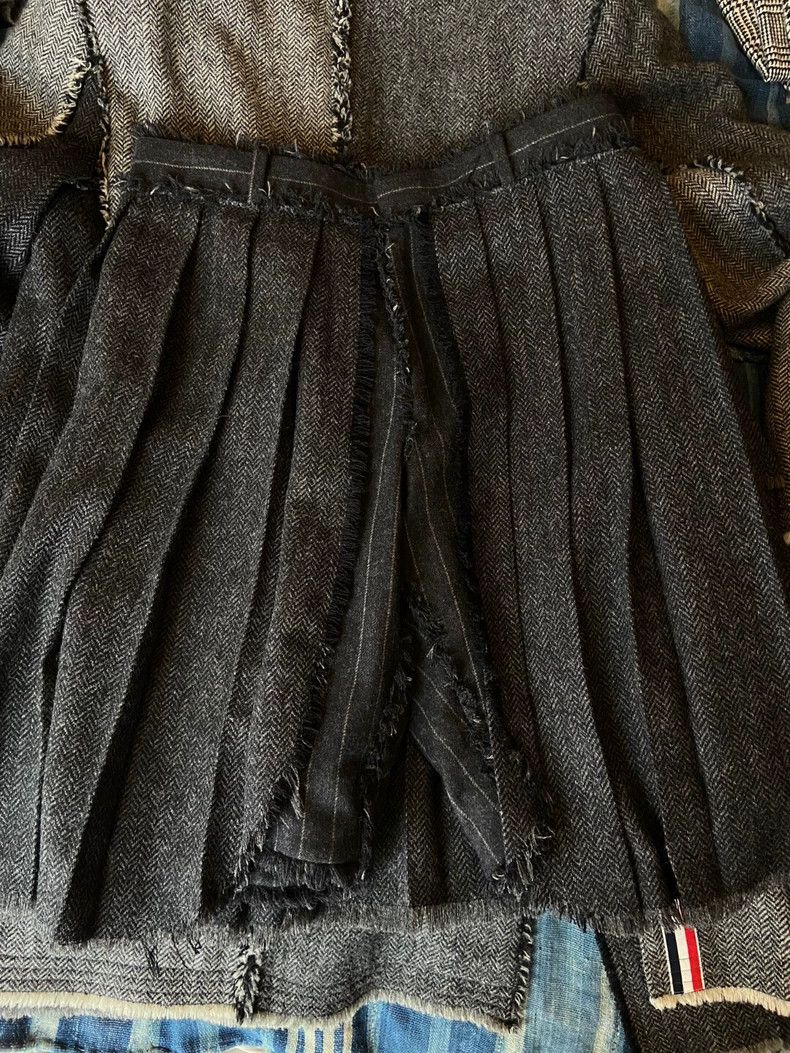 Thom Browne Thom Browne Distressed Convertible Skirt Pants- dmc Size US 30 / EU 46 - 1 Thumbnail