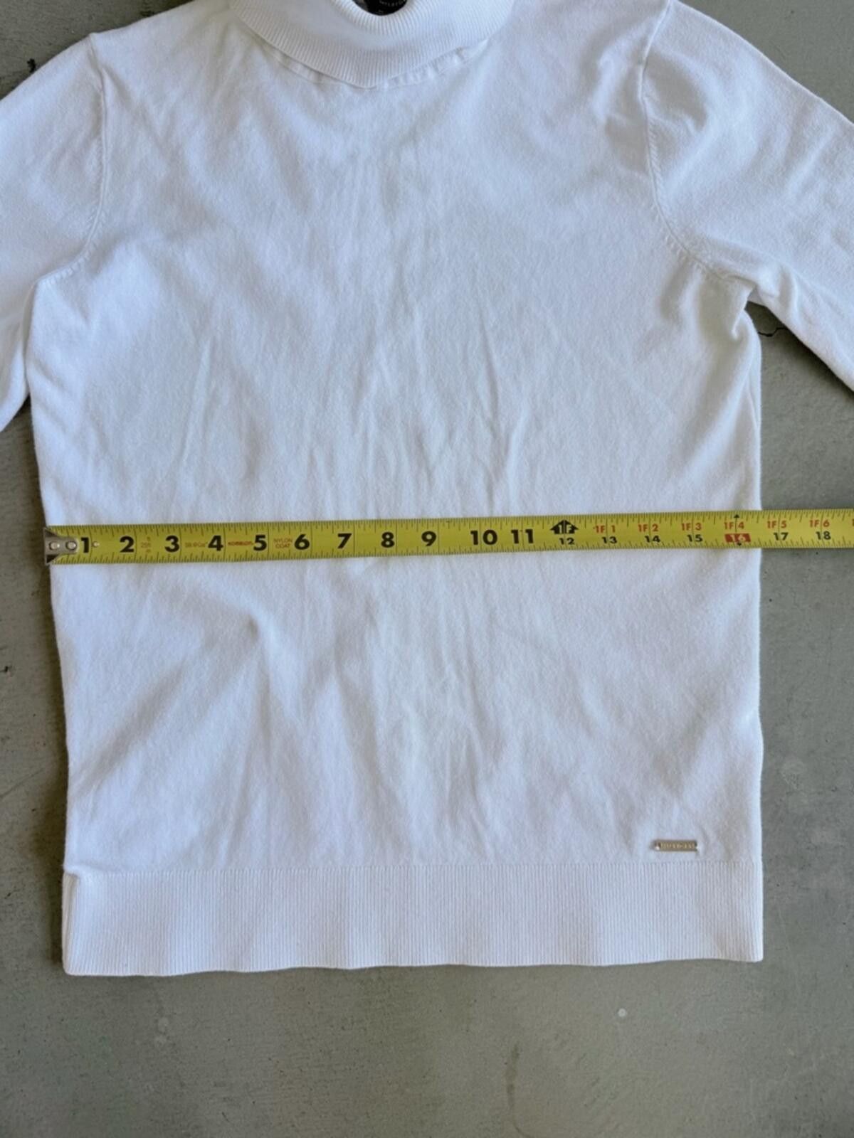 Tommy Hilfiger Tommy Hilfiger / Turtleneck Sweater / Ivory Size M / US 6-8 / IT 42-44 - 12 Thumbnail