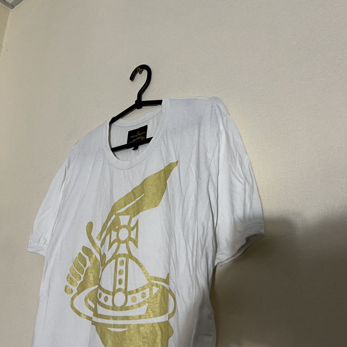 Vivienne Westwood Vivienne Westwood big logo y2k white t-shirt Size US XL / EU 56 / 4 - 2 Thumbnail