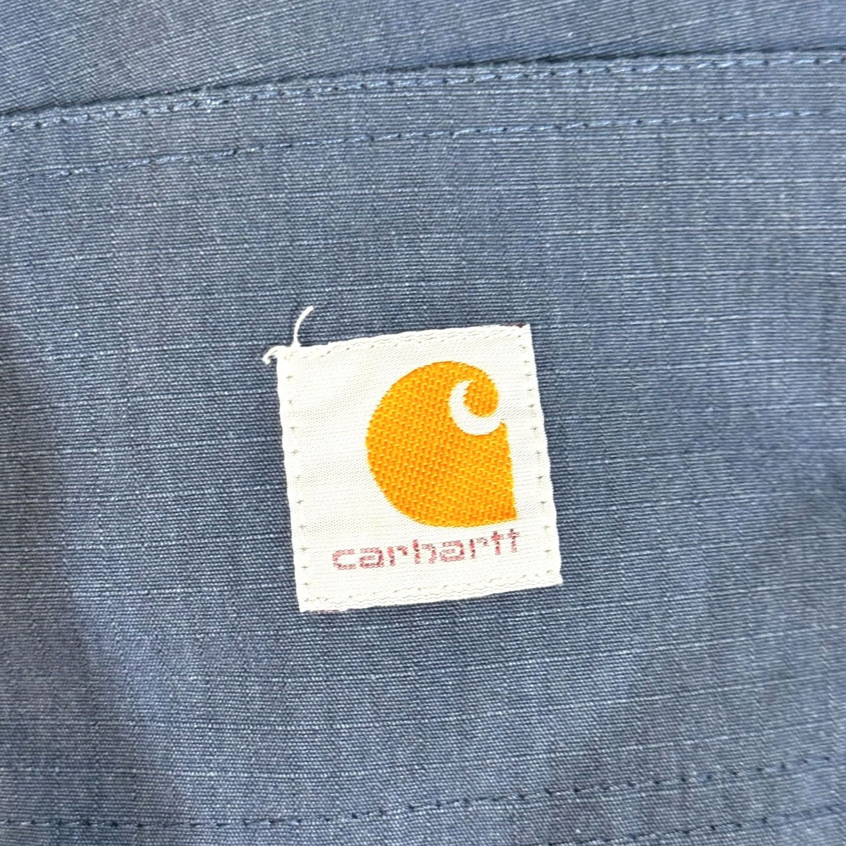 Carhartt Carhartt Mens Workwear Pants 34 X 29 Navy Mid-Rise Relaxed Fit Straight M2036 Size US 34 / EU 50 - 4 Thumbnail