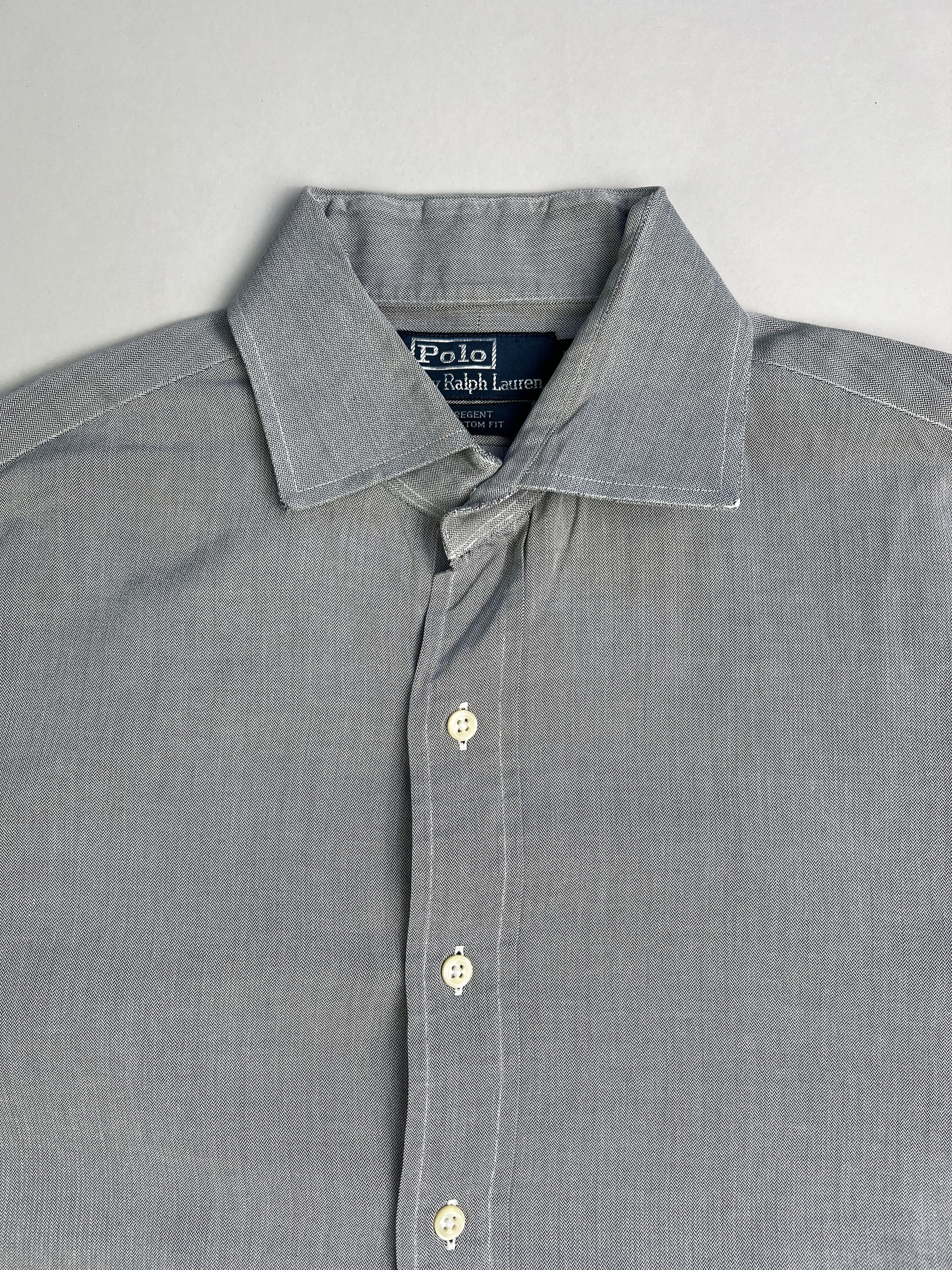 Ralph Lauren Ralph Lauren Cotton Shirt Grey Size US M / EU 48-50 / 2 - 2 Thumbnail