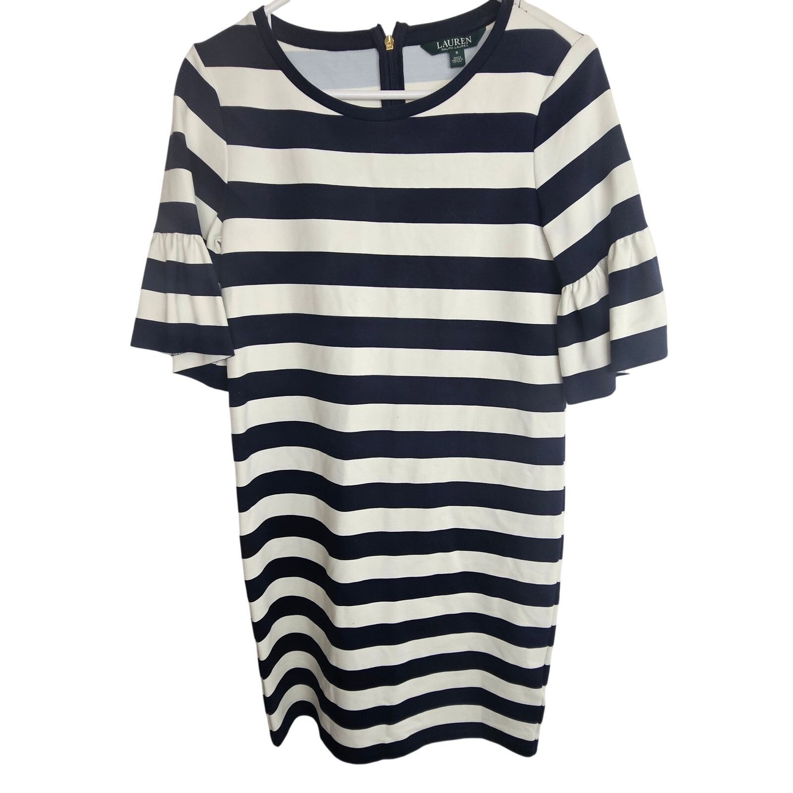 Lauren Ralph Lauren Lauren Ralph Lauren Striped Nautical Dress S Coastal Preppy Size S / US 4 / IT 40 - 1 Thumbnail