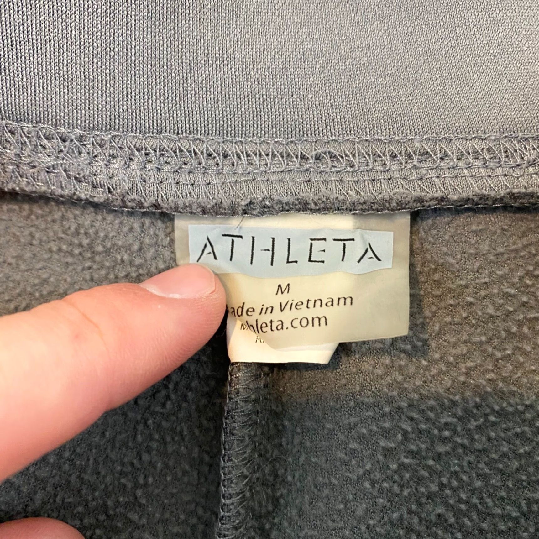 Athleta Athleta Pants Women Medium Gray Athleisure Workout Flare Baggy Stretch Sweatpant Size 32" / US 10 / IT 46 - 2 Thumbnail