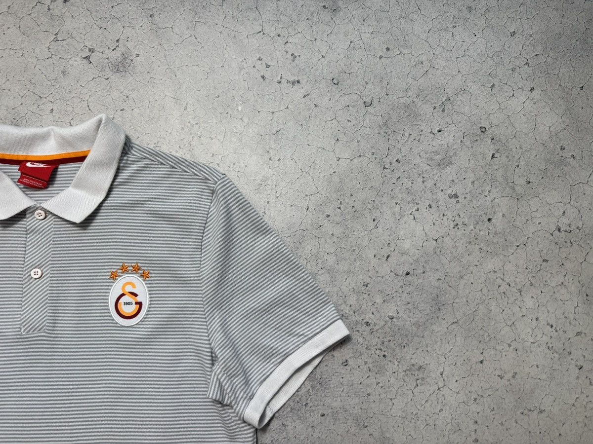 Nike × Vintage Nike FC Galatasaray Vintage Football Polo T-Shirt Size US L / EU 52-54 / 3 - 3 Thumbnail