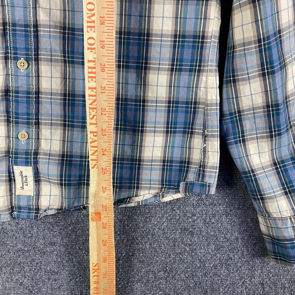 Abercrombie & Fitch Abercrombie & Fitch Shirt Men's Large Muscle Plaid Size US L / EU 52-54 / 3 - 5 Thumbnail