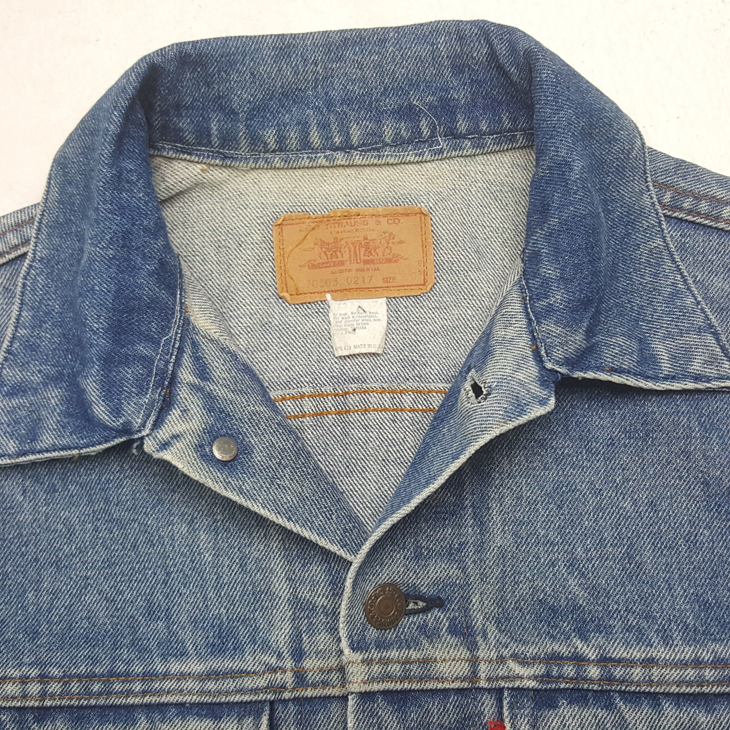 Levi's Vintage Levis Strauss American Denim Jacket RR7 Size US M / EU 48-50 / 2 - 4 Thumbnail