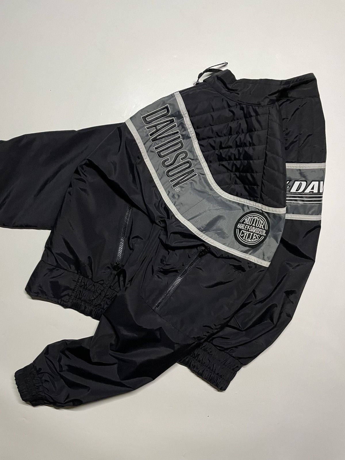 Harley Davidson × Vintage Harley Davidson motorcycle Racing Windbreaker Jacket Size US L / EU 52-54 / 3 - 10 Thumbnail