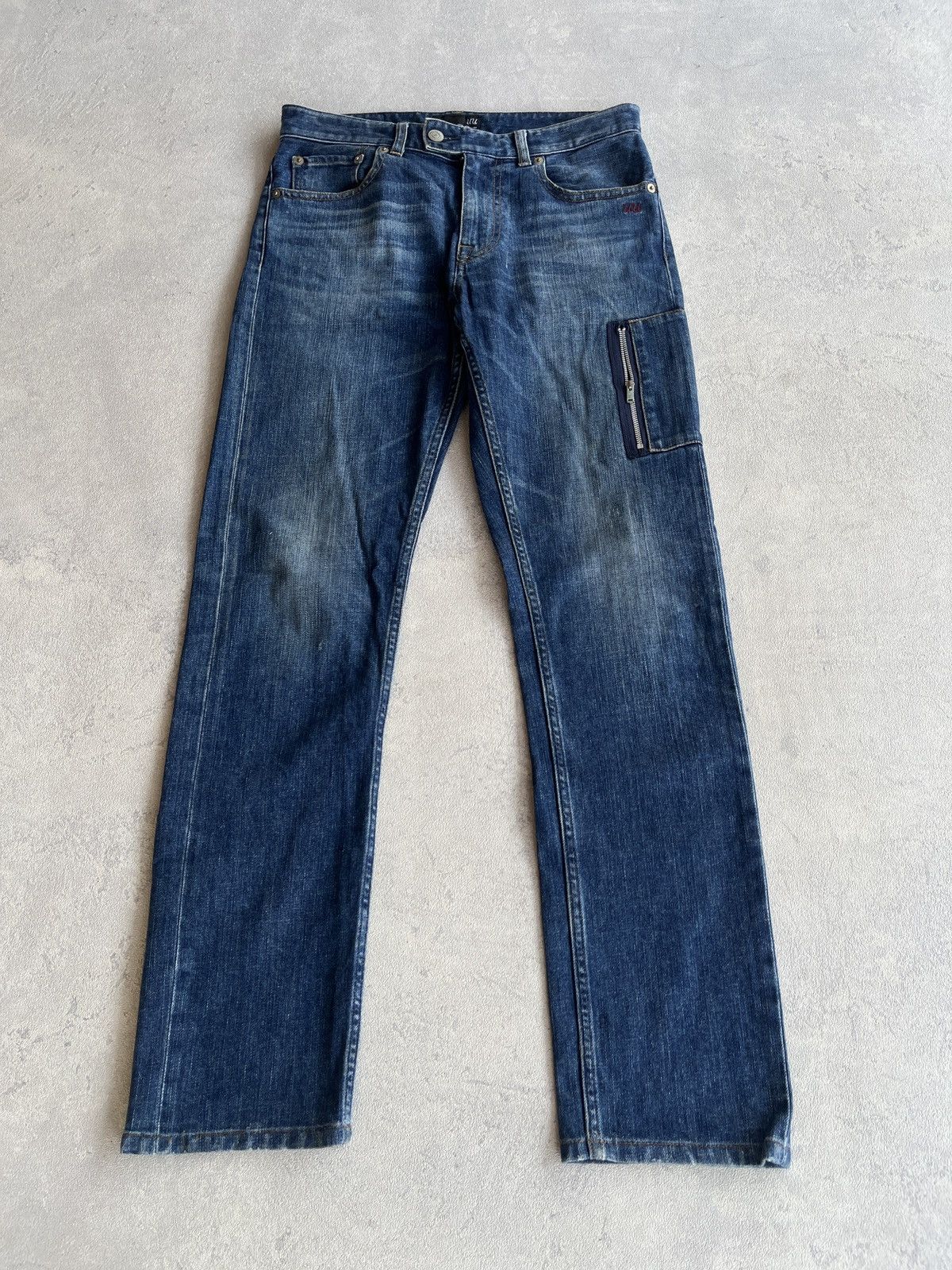 Undercover SS14 Undercover Psycho Candy Poem Zipper Denim Jeans