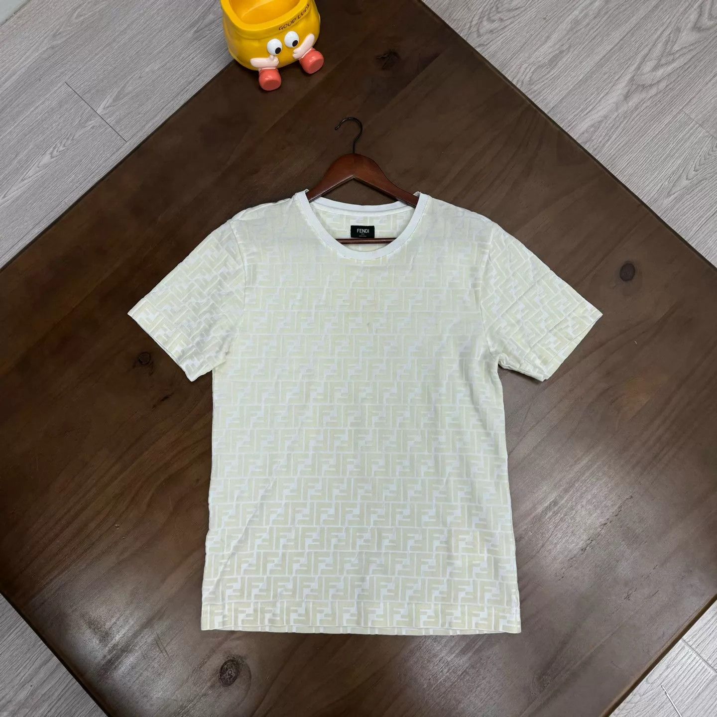 Fendi Fendi flocked all over cream SS XXS minor stain Size US XXS / EU 40 - 1 Thumbnail