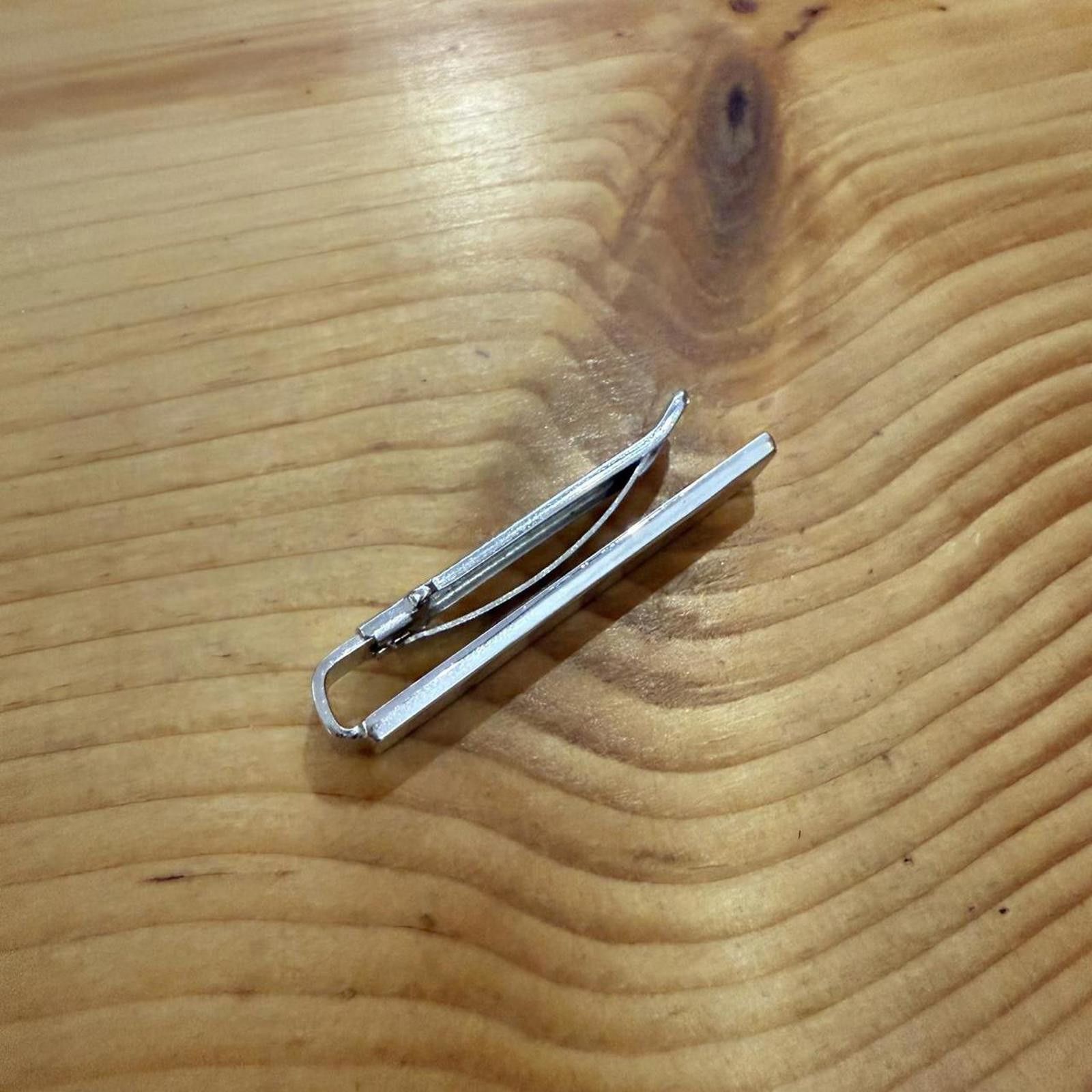 Designer Vintage Rectangle Bar Tie Clip Size ONE SIZE - 4 Thumbnail