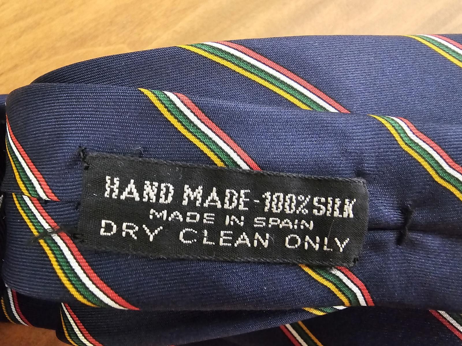 Other Richel Tie Mens de Luxe Hand Made 100% Silk Made in Spain Size ONE SIZE - 2 Thumbnail