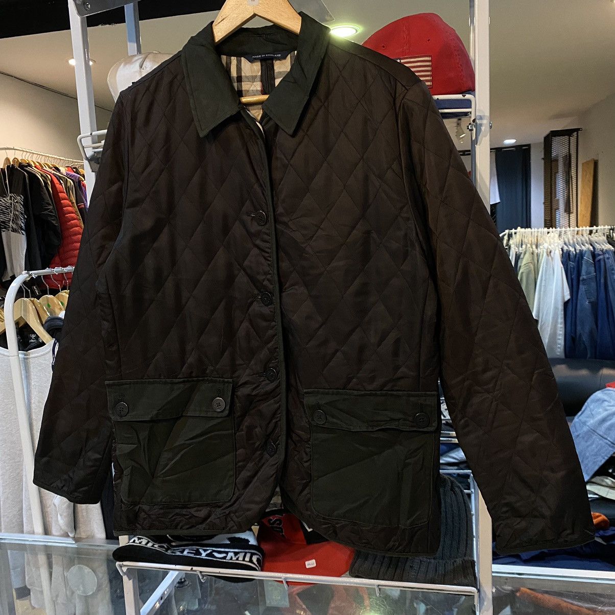 Burberry × Vintage VINTAGE‼️Burberry- Men’s Quilted Jacket Size US L / EU 52-54 / 3 - 5 Thumbnail