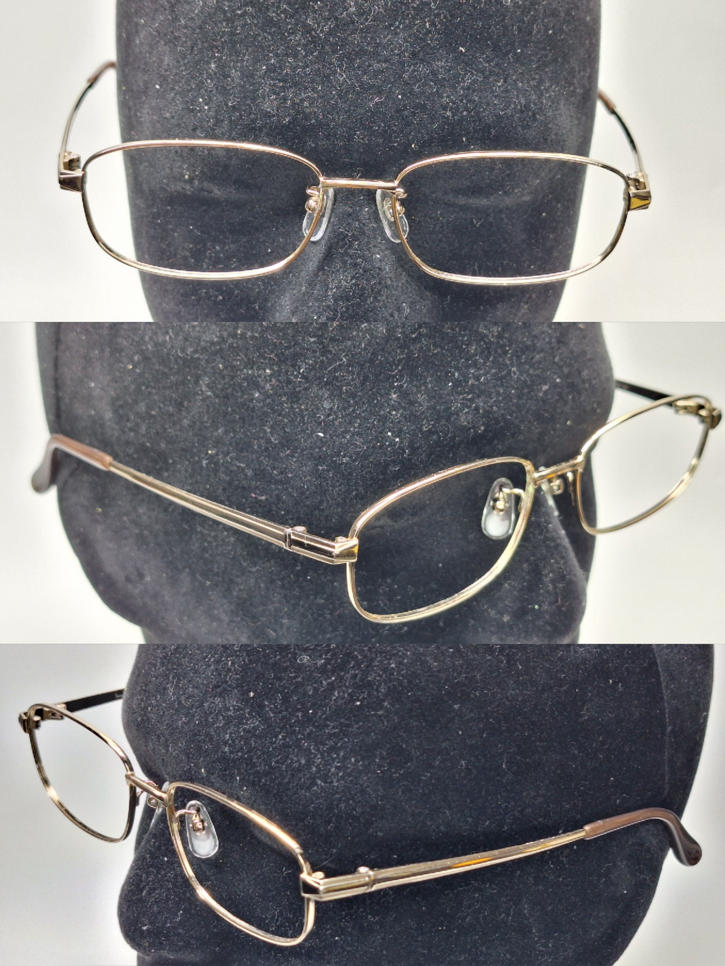 Other Status Club S-639 Pure Titanium Square Eyeglasses Frames 90s Size ONE SIZE - 9 Thumbnail