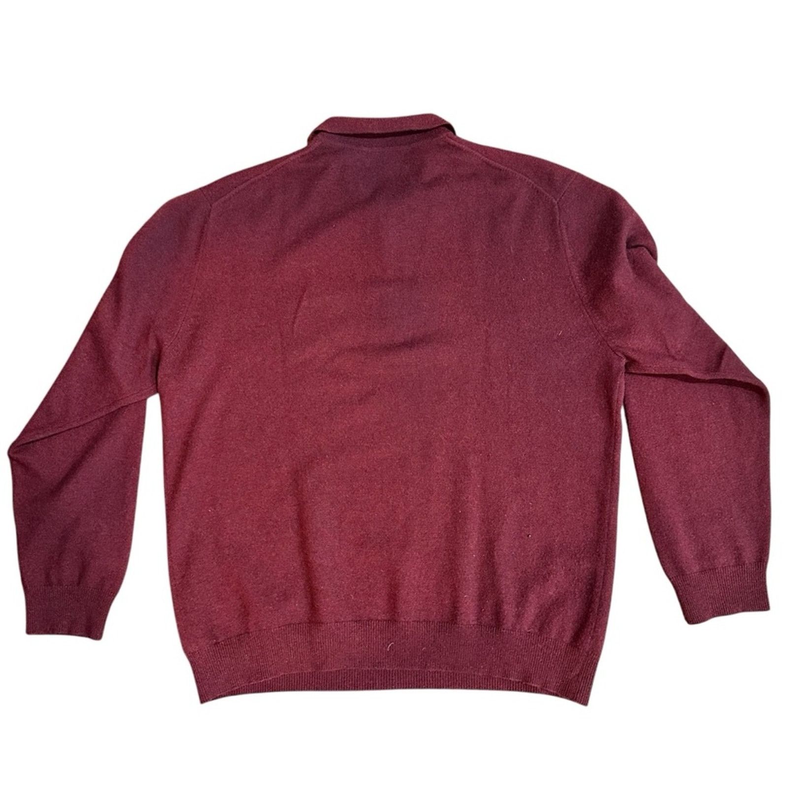 Nordstrom Nordstrom Vintage Scottish Lambswool V-Neck Sweater - Size M Size US M / EU 48-50 / 2 - 4 Thumbnail