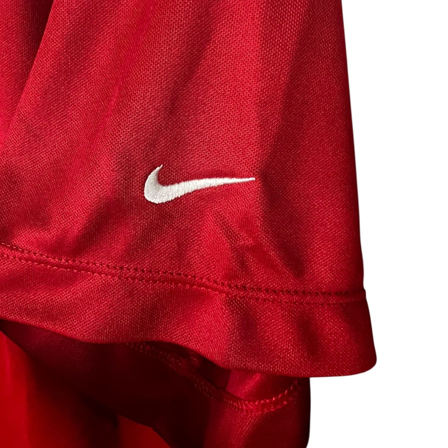 Nike Men's Nike Golf Red Dri-Fit Swoosh Logo Polo - Size XL Size US XL / EU 56 / 4 - 4 Thumbnail