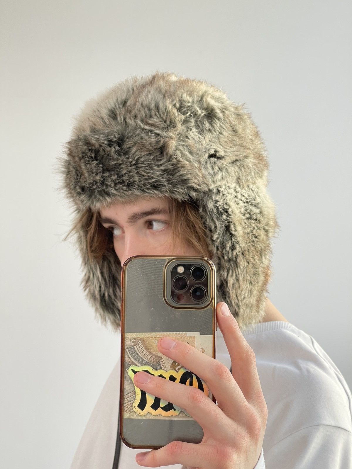 Hysteric Glamour × Japanese Brand Vintage fuzzy mohair japanese ushanka hat avant garde Size ONE SIZE - 12 Thumbnail