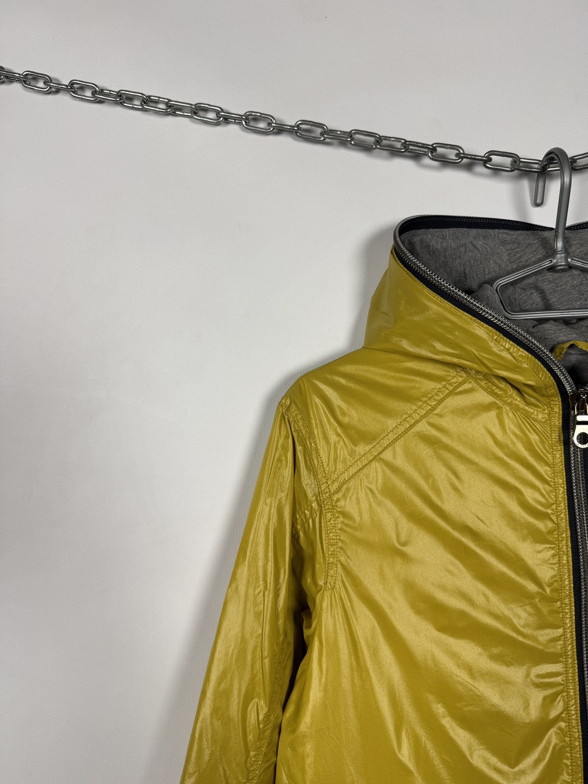Duvetica Men’s Duvetica Hooded Zip Up Yellow Down Jacket Italy Sz 48 Size US M / EU 48-50 / 2 - 3 Thumbnail