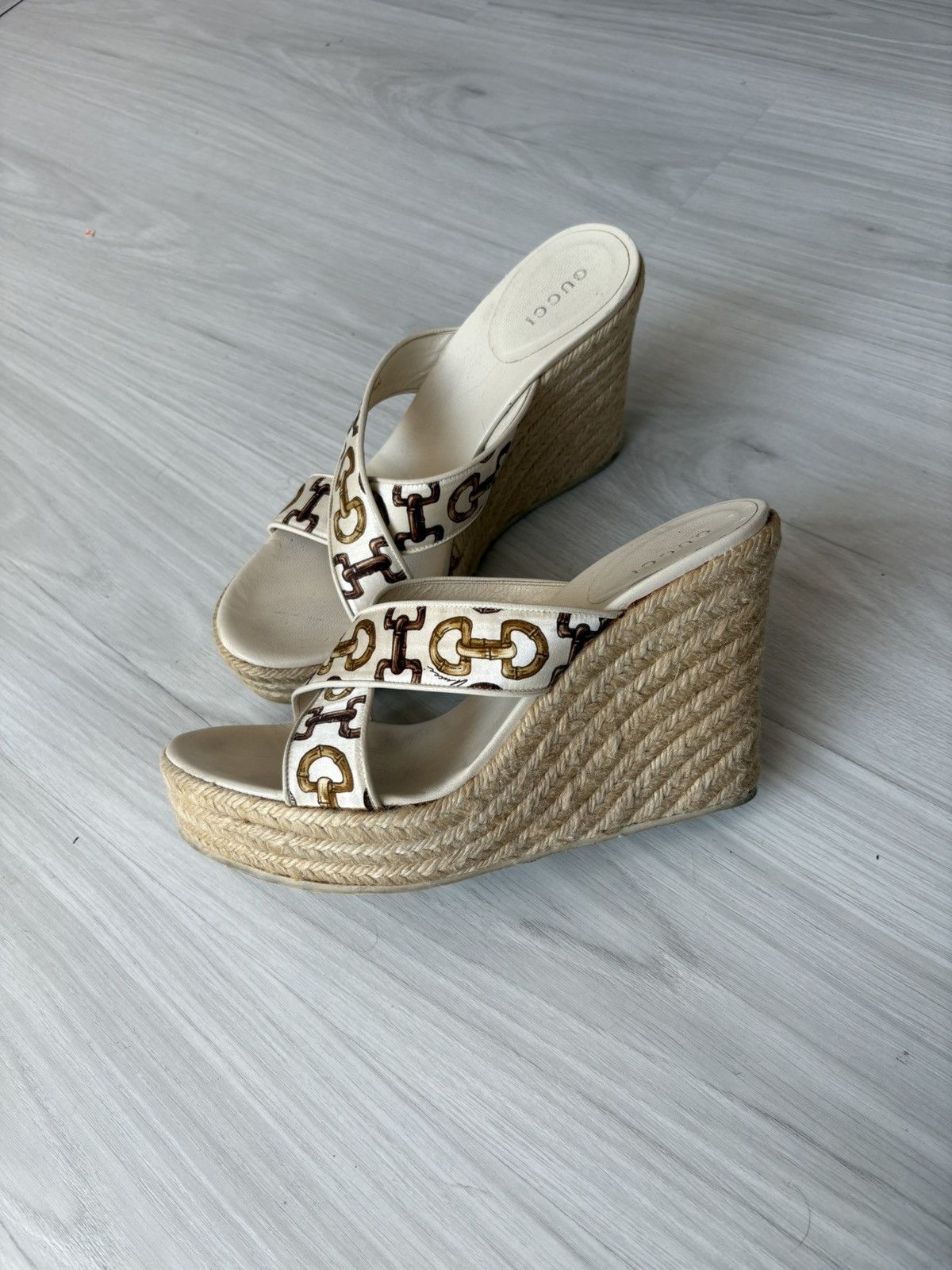 Gucci Gucci cloth sandals Size US 6.5 / IT 36.5 - 19 Thumbnail