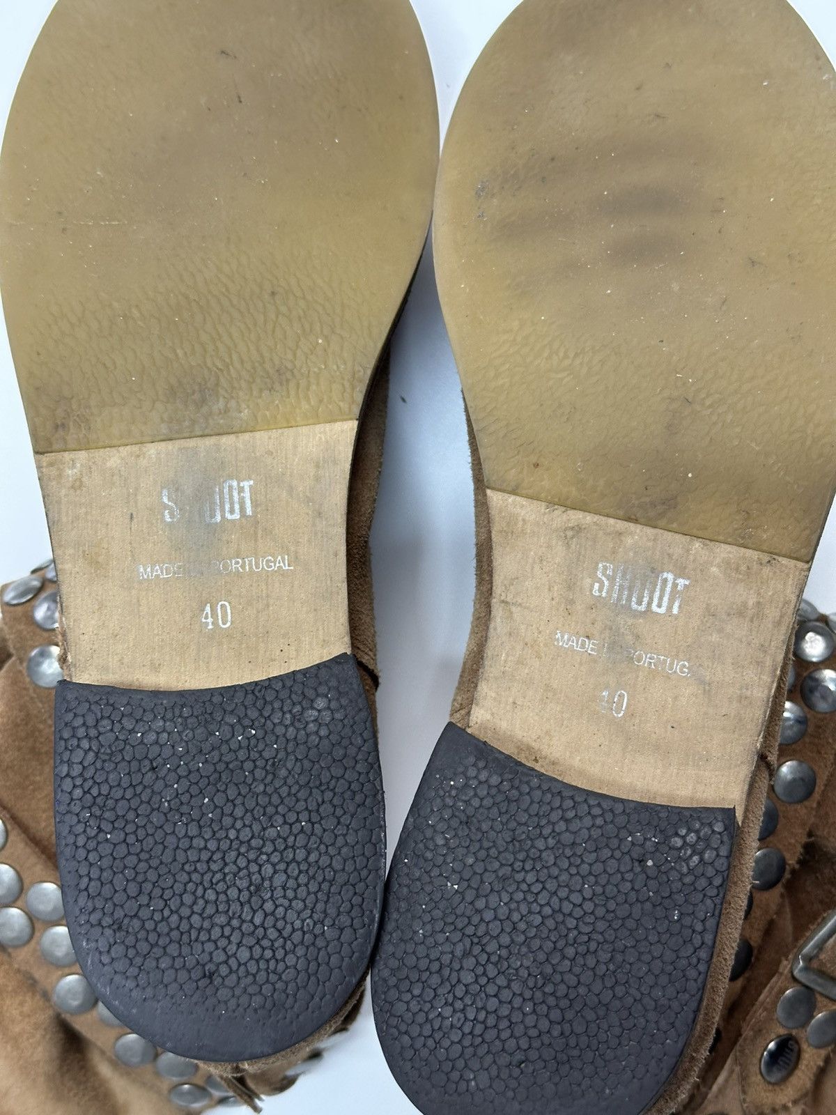 Japanese Brand Vintage AS98 Style Suede Leather Buckle Boots Shoes Biker Size US 7.5 / EU 40-41 - 10 Thumbnail