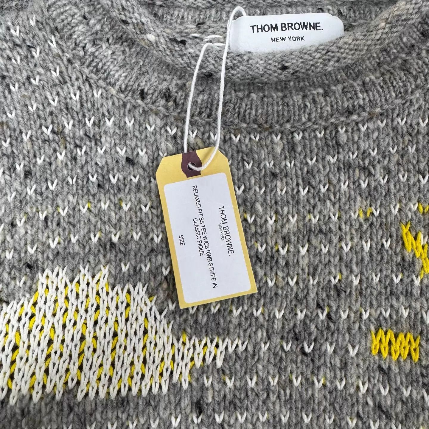 Thom Browne TB Beach Crab Sun Intarsia Knit Sweater Size 2 NWT Size XS / US 0-2 / IT 36-38 - 5 Thumbnail
